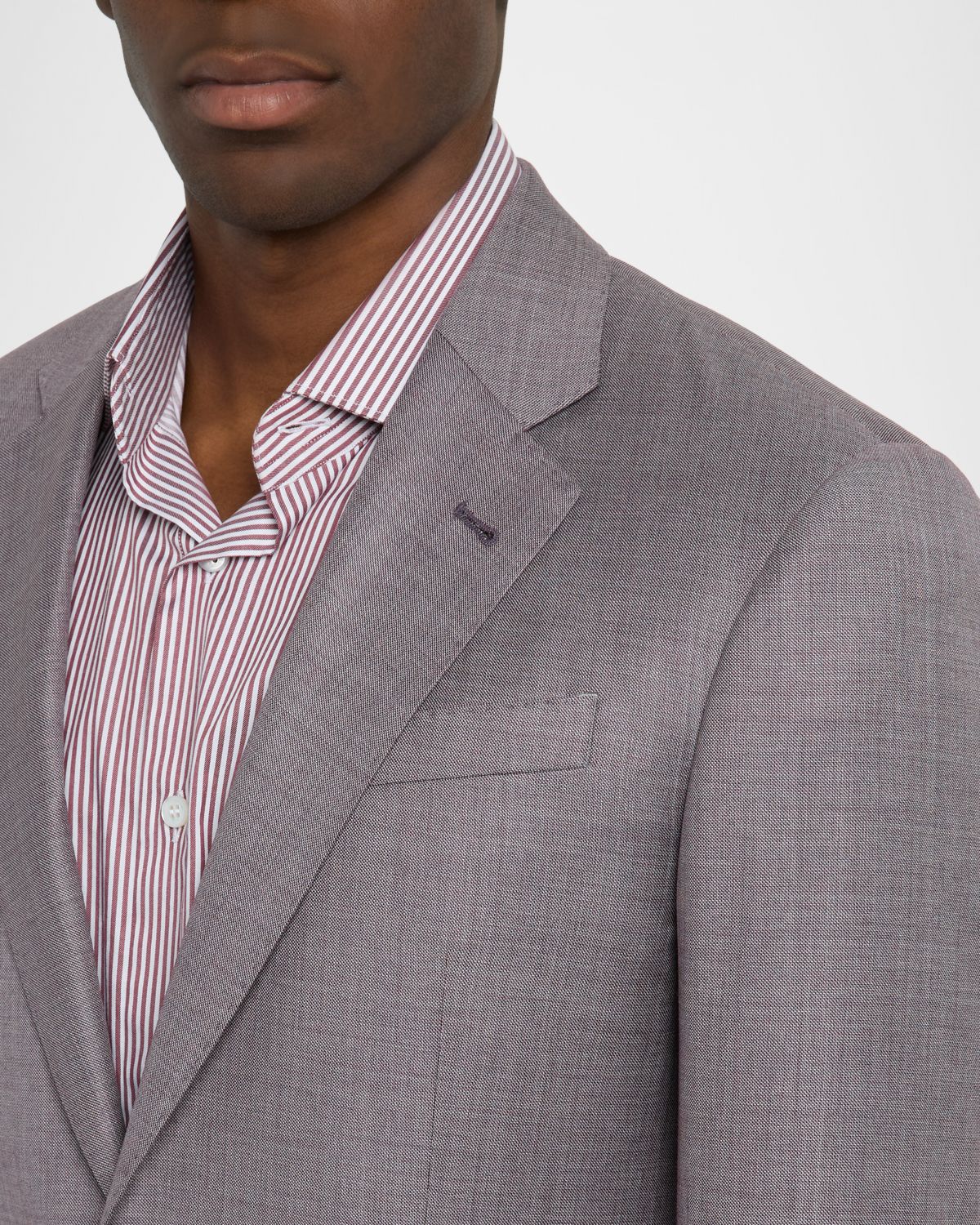 Emporio Armani Men 's Silky Wool Sharkskin Suit