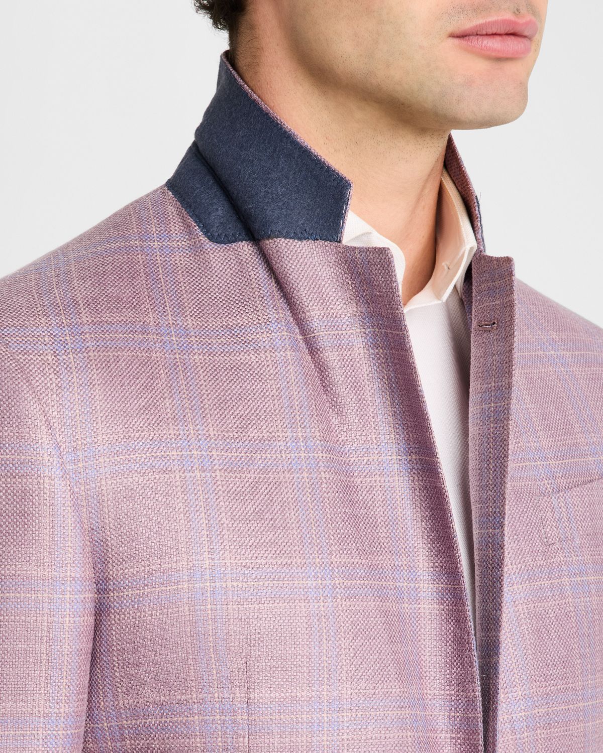 Emporio Armani Men 's Textured Plaid Sport Coat | Thumbnail 7 Emporio Armani Men 's Textured Plaid Sport Coat | Thumbnail 7