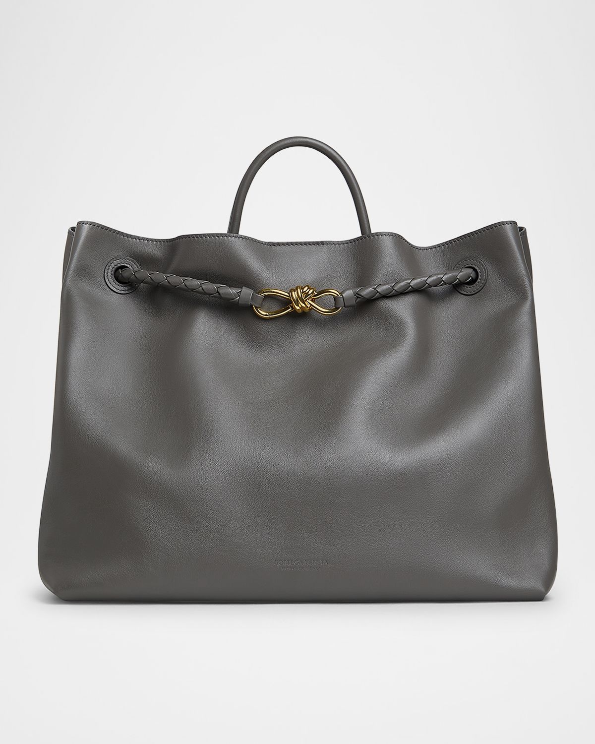 Bottega Veneta Large Andiamo Leather Top-Handle Bag