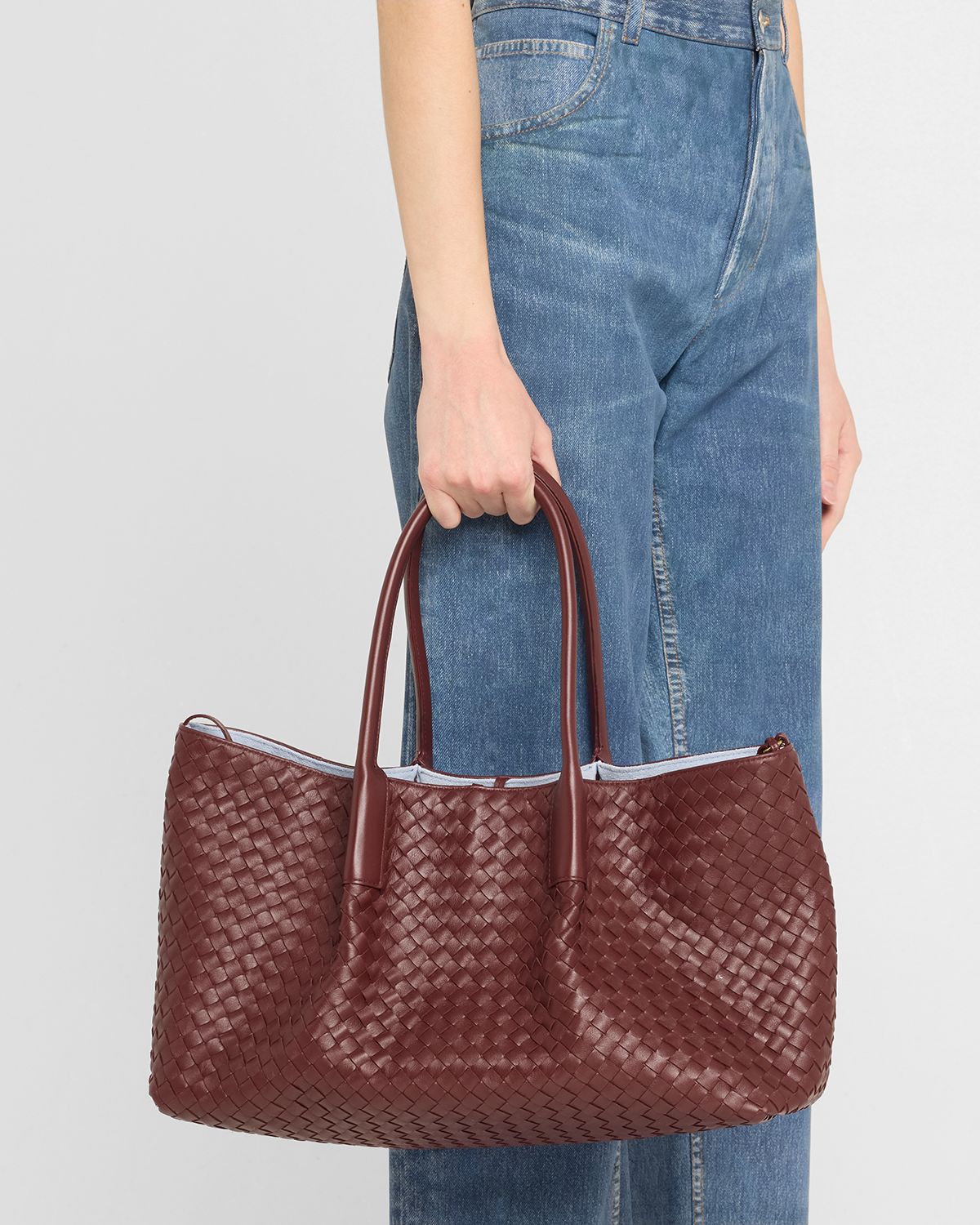 Bottega Veneta Large Pinacoteca Reversible Leather Tote Bag