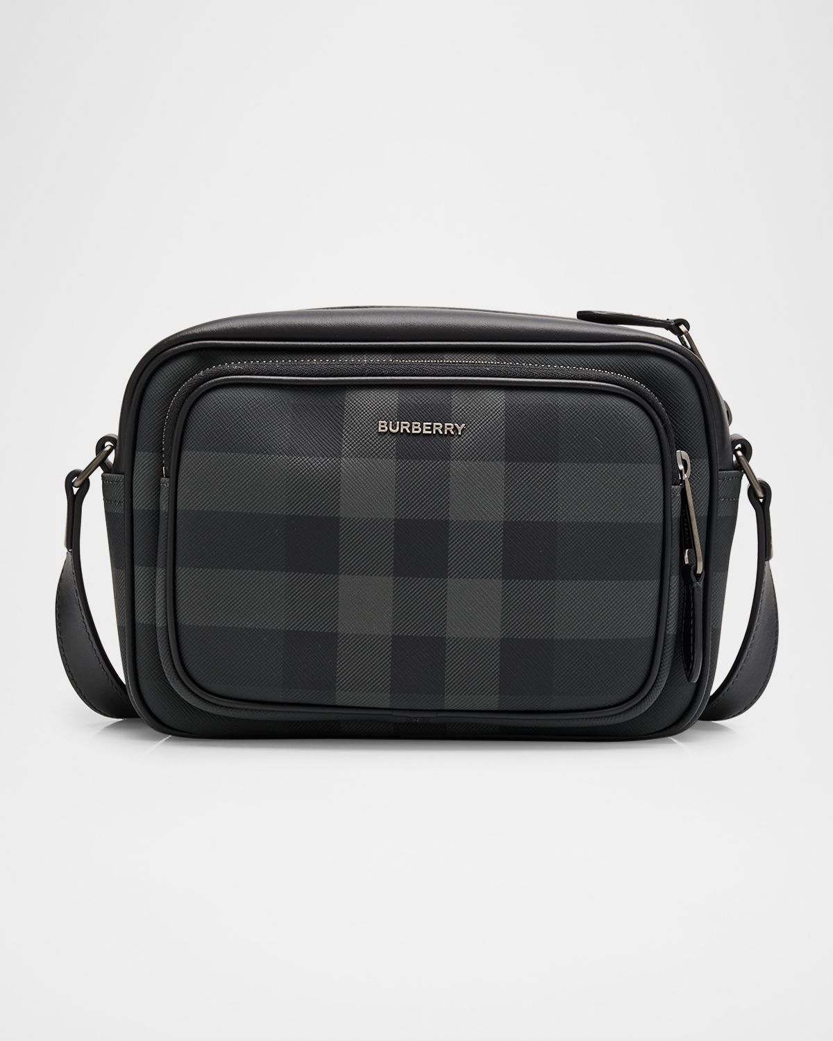 Burberry Men 's Paddy Check Crossbody Bag
