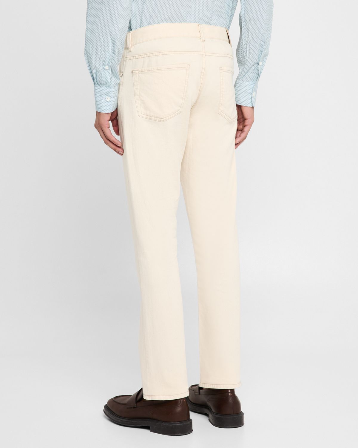 Canali Men 's Denim Five-Pocket Pants