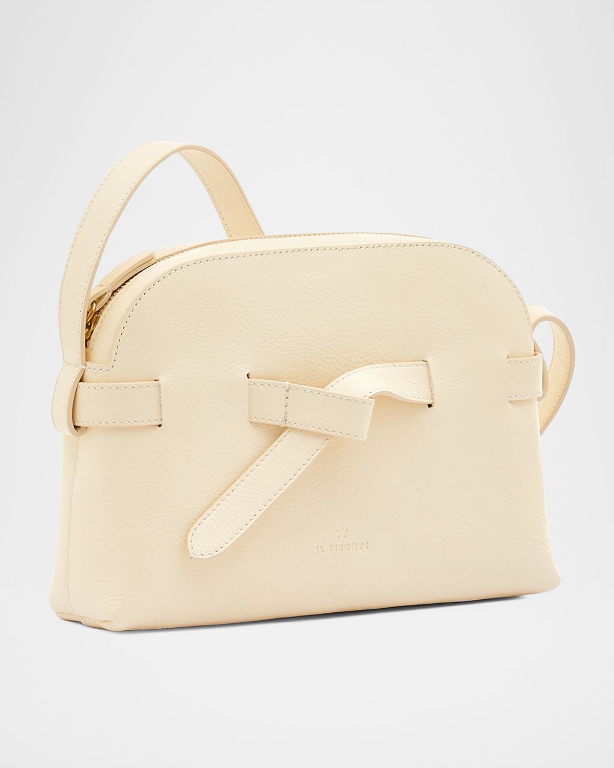 Il Bisonte Elisa Zip Leather Crossbody Bag