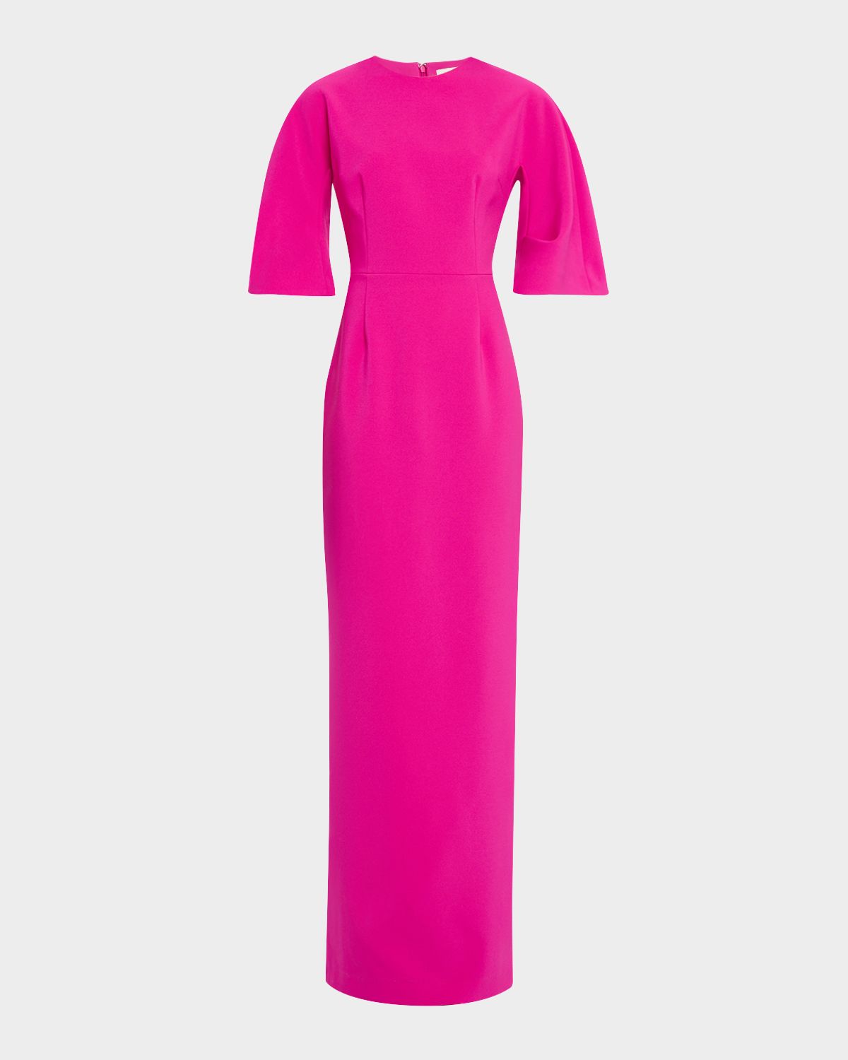 Rickie Freeman for Teri Jon Elbow-Sleeve Crepe Column Gown | Thumbnail 6 Rickie Freeman for Teri Jon Elbow-Sleeve Crepe Column Gown | Thumbnail 6