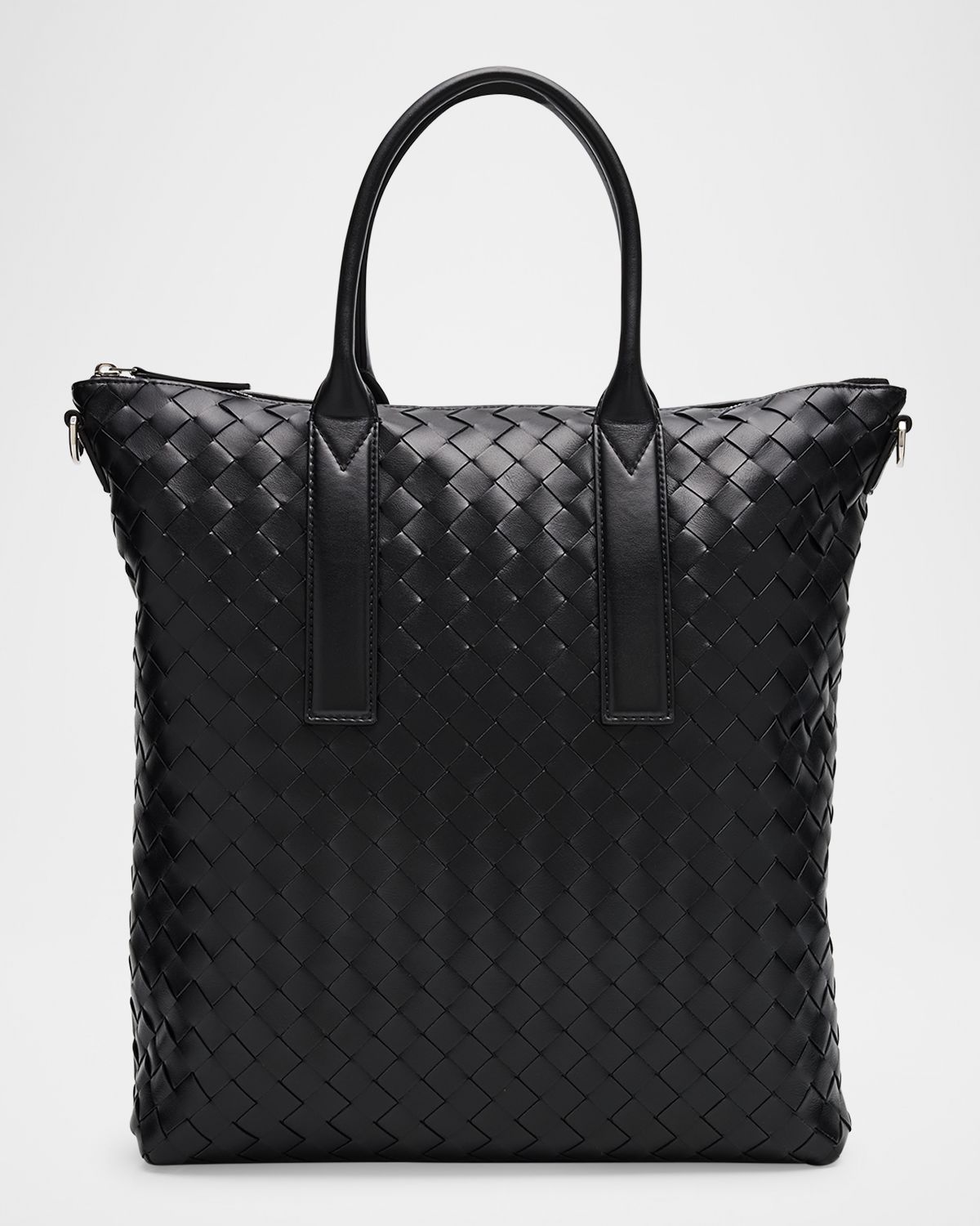 Bottega Veneta Men 's Intrecciato Zip North-South Tote Bag | Thumbnail 7 Bottega Veneta Men 's Intrecciato Zip North-South Tote Bag | Thumbnail 7