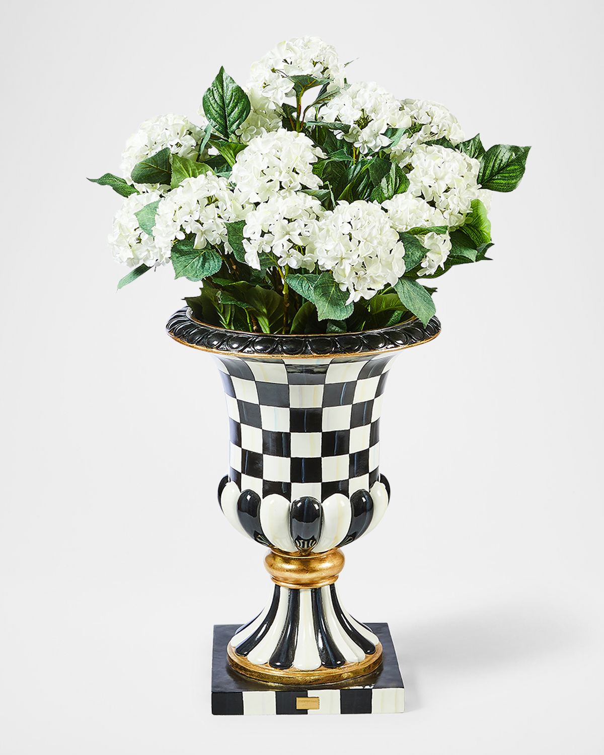 MacKenzie-Childs White Hydrangea Urn Filler