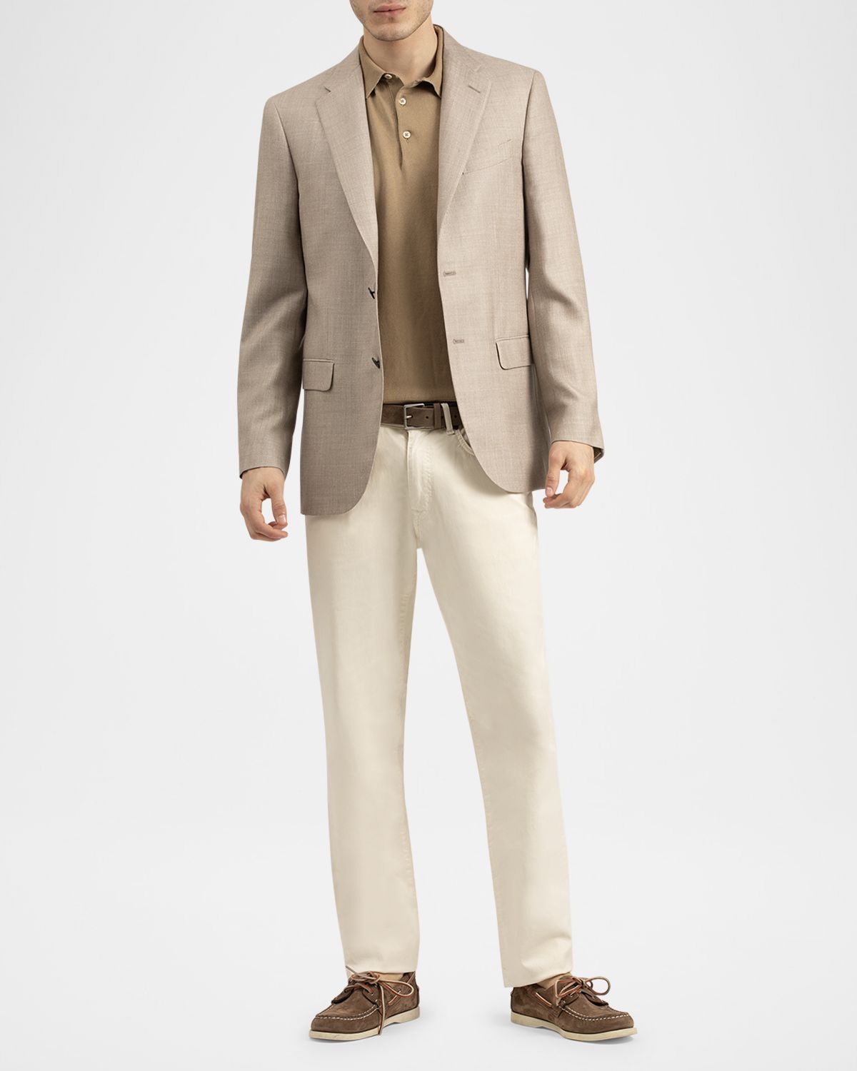 Boglioli Men 's Wool, Silk and Linen-Blend Blazer