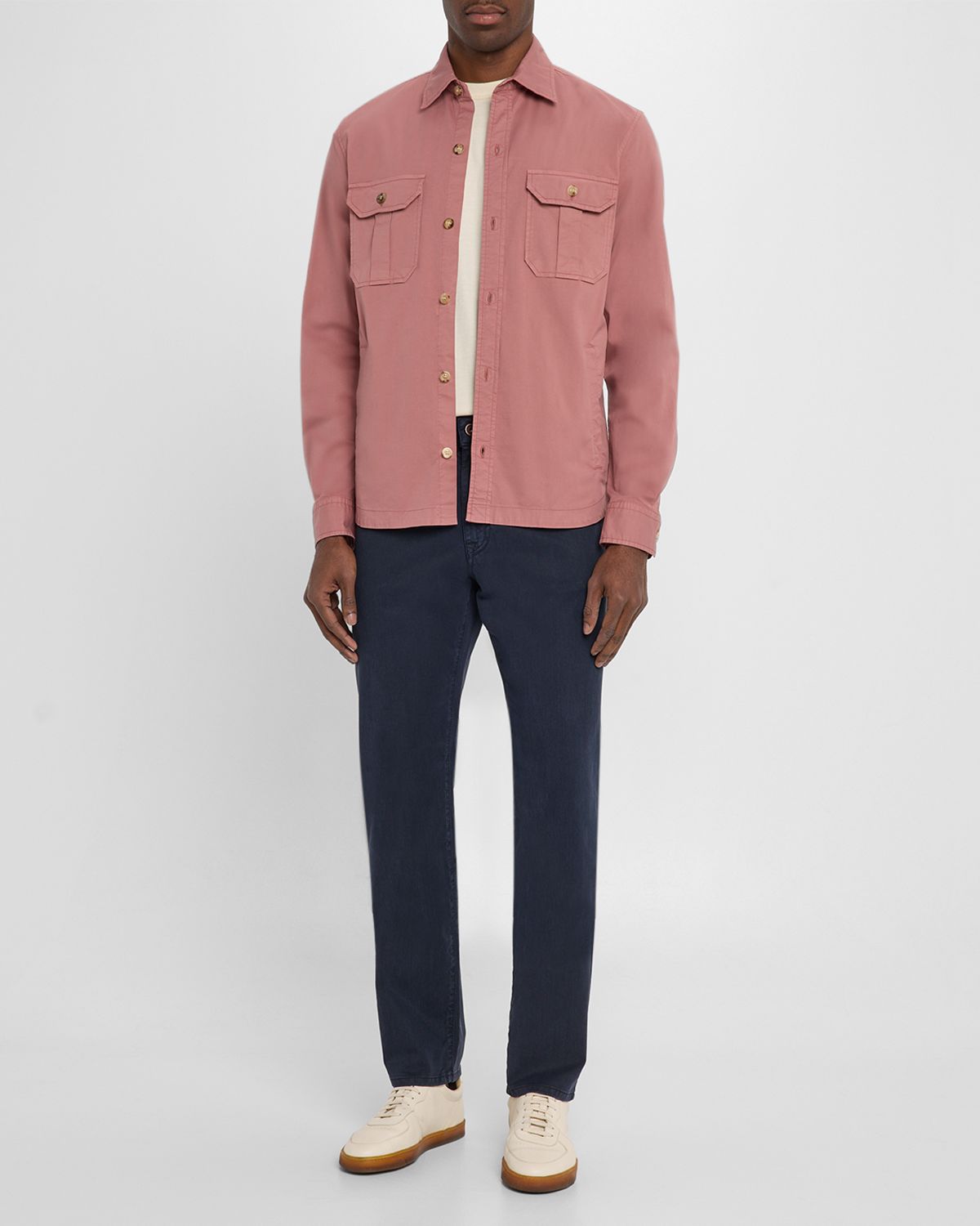 Boglioli Men 's Five-Pocket Twill Pants