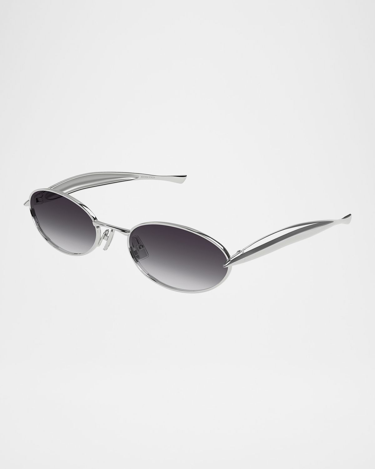 Bottega Veneta Sardine Logo Engraved Metal Sunglasses