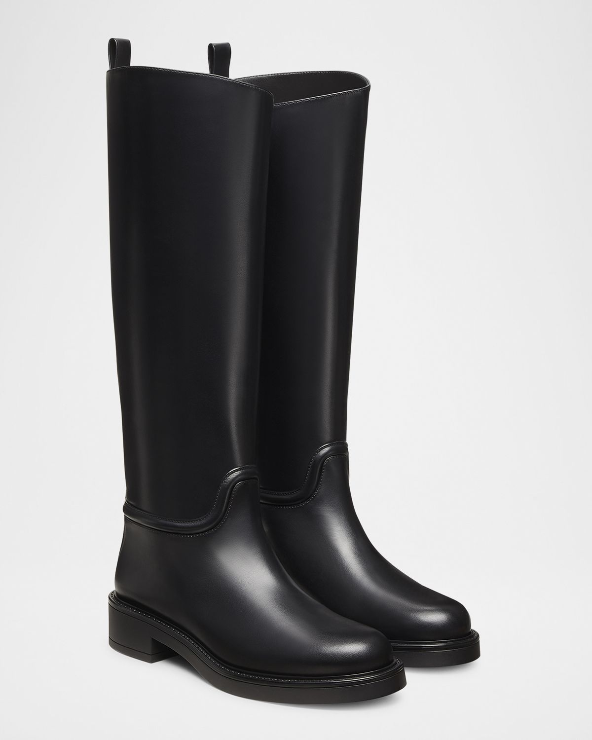 Stuart Weitzman Celia Leather Riding Boots