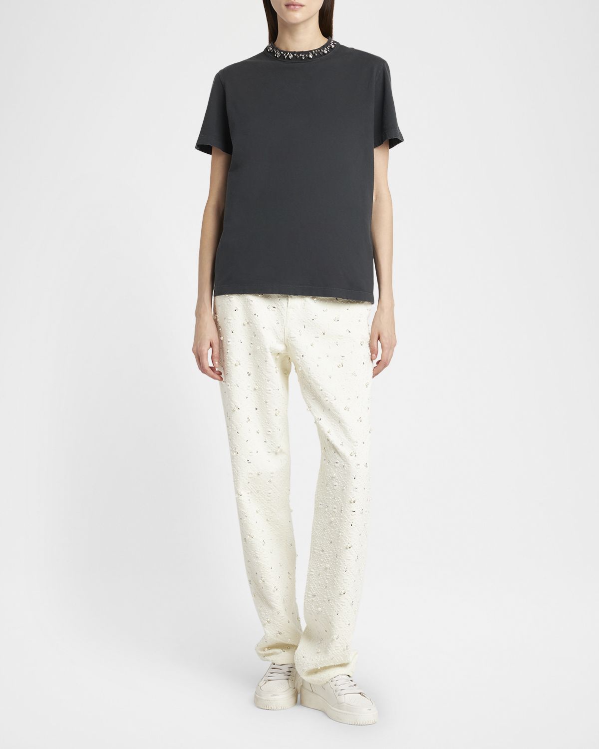 Golden Goose Golden Embellished Boxy T-Shirt