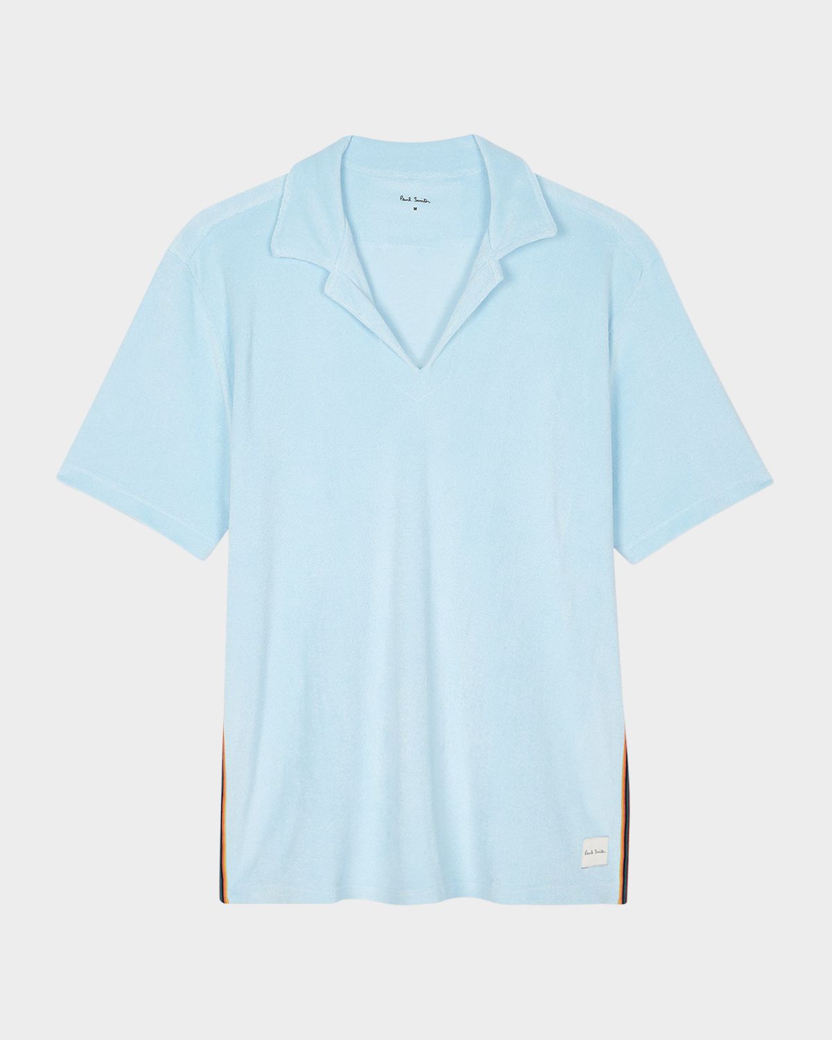 Paul Smith Men 's Toweling Johnny Collar Polo Shirt