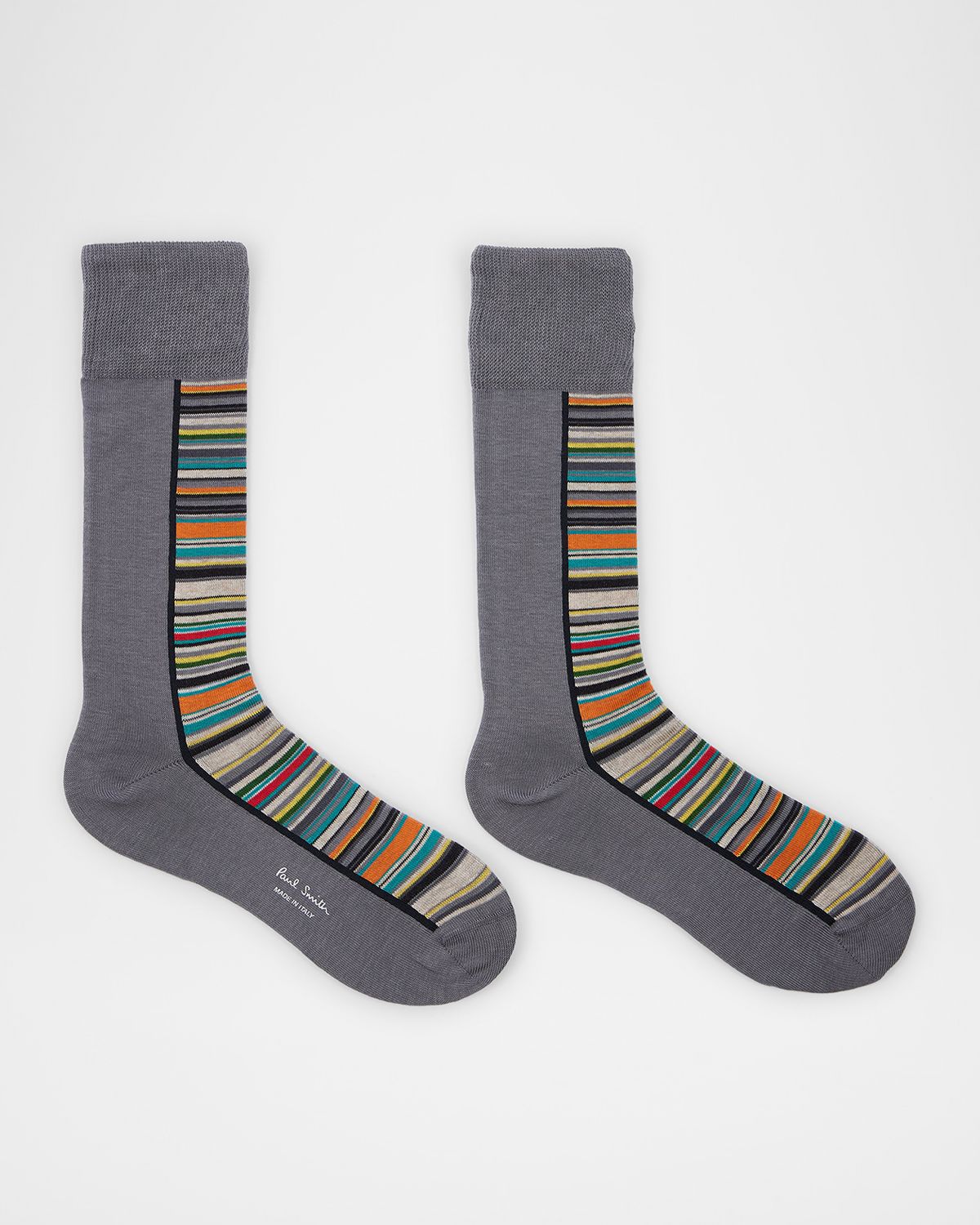 Paul Smith Men 's Half Signature Stripe Crew Socks