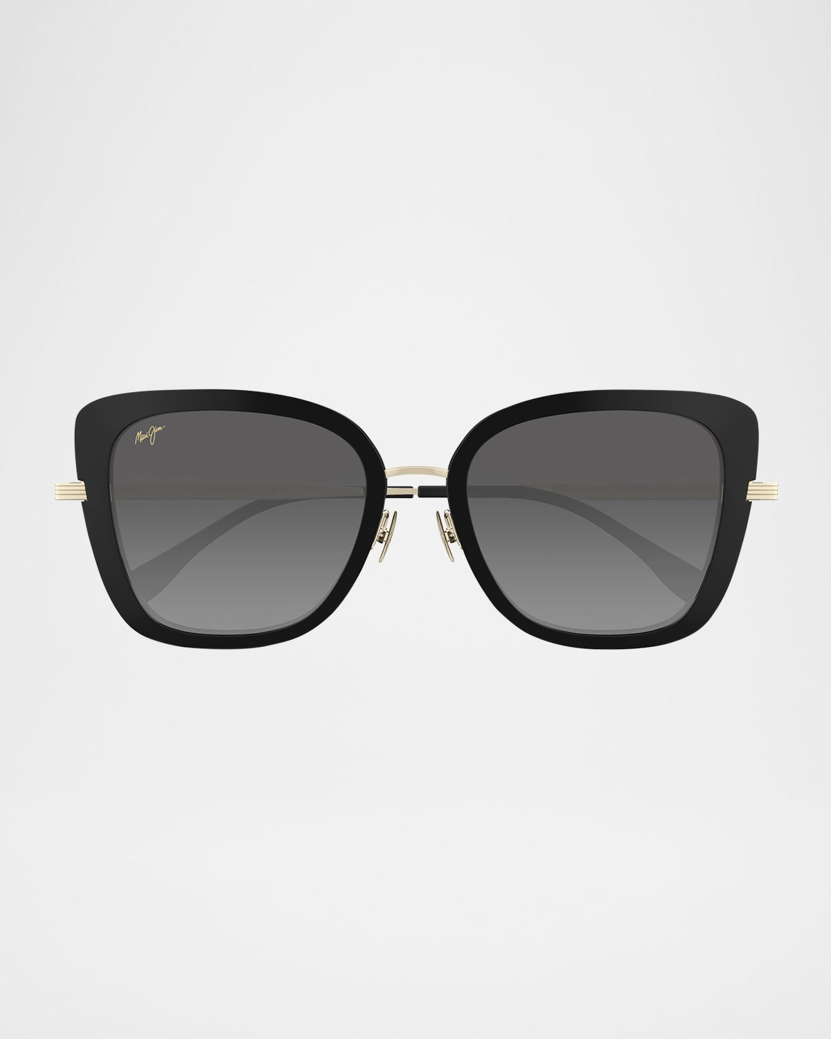 Maui Jim Men 's Violet Lake Titanium and Acetate Cat-Eye Sunglasses