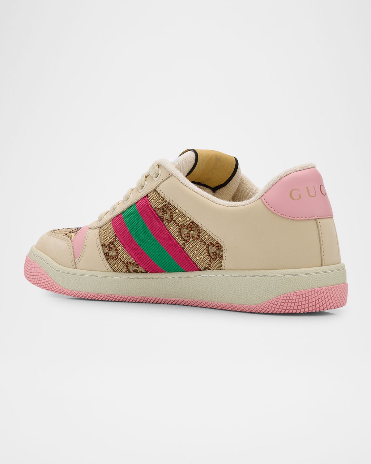 Gucci Screener GG Canvas Crystal Sneakers