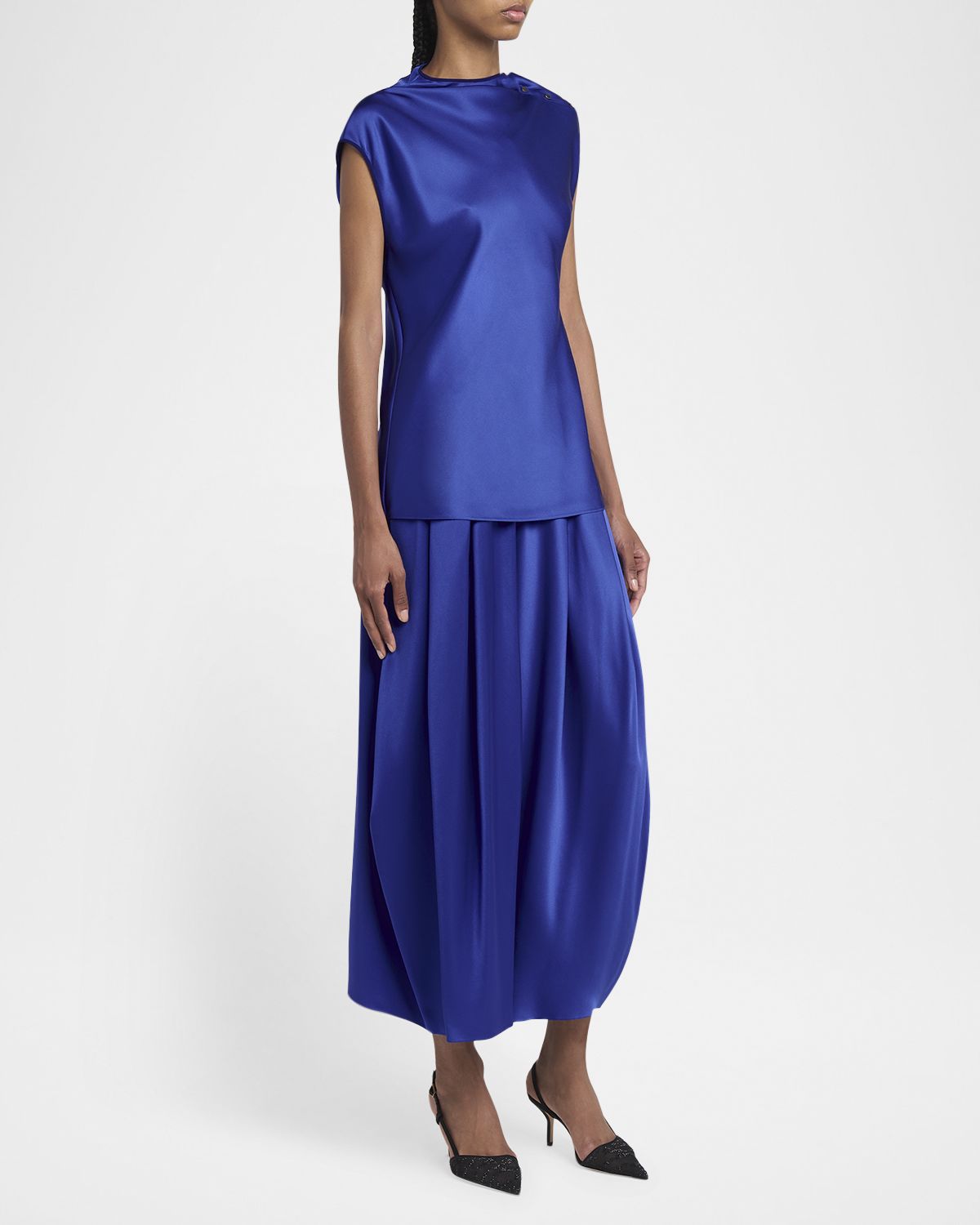 Giorgio Armani Double Silk Satin Blouse