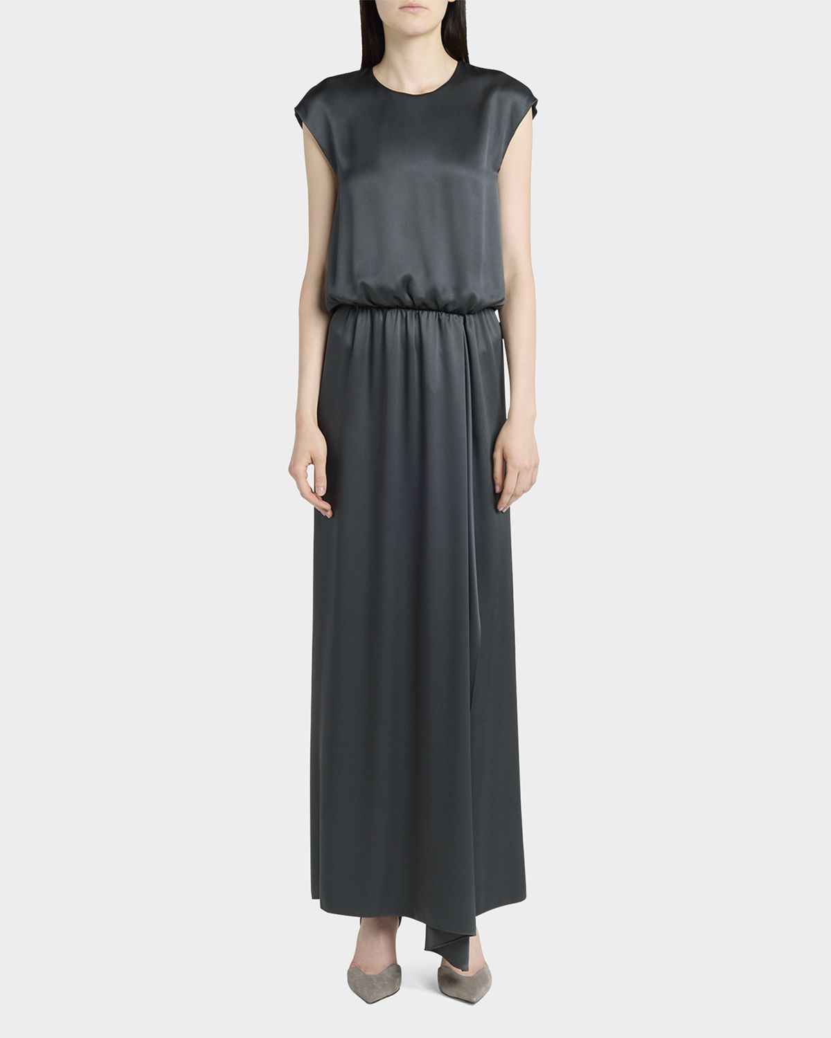 Giorgio Armani Long Double Silk Satin Gown