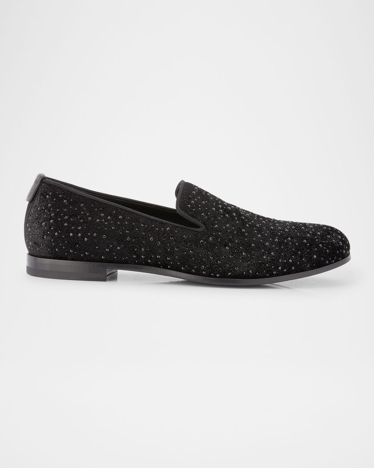 Giorgio Armani Men 's Velvet Studded Loafers - Women's Shoes