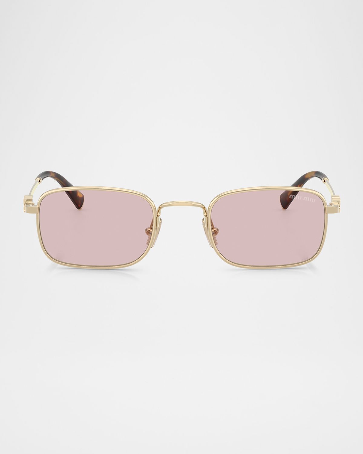 Miu Miu MUA53S Rectangular Metal Sunglasses