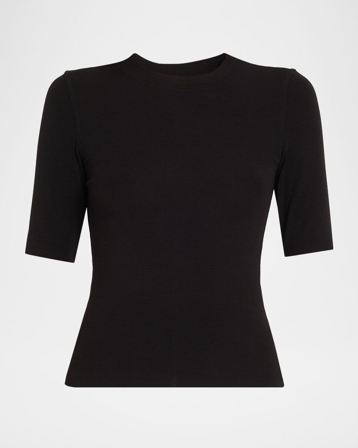FRAME Ribbed Crewneck Tee