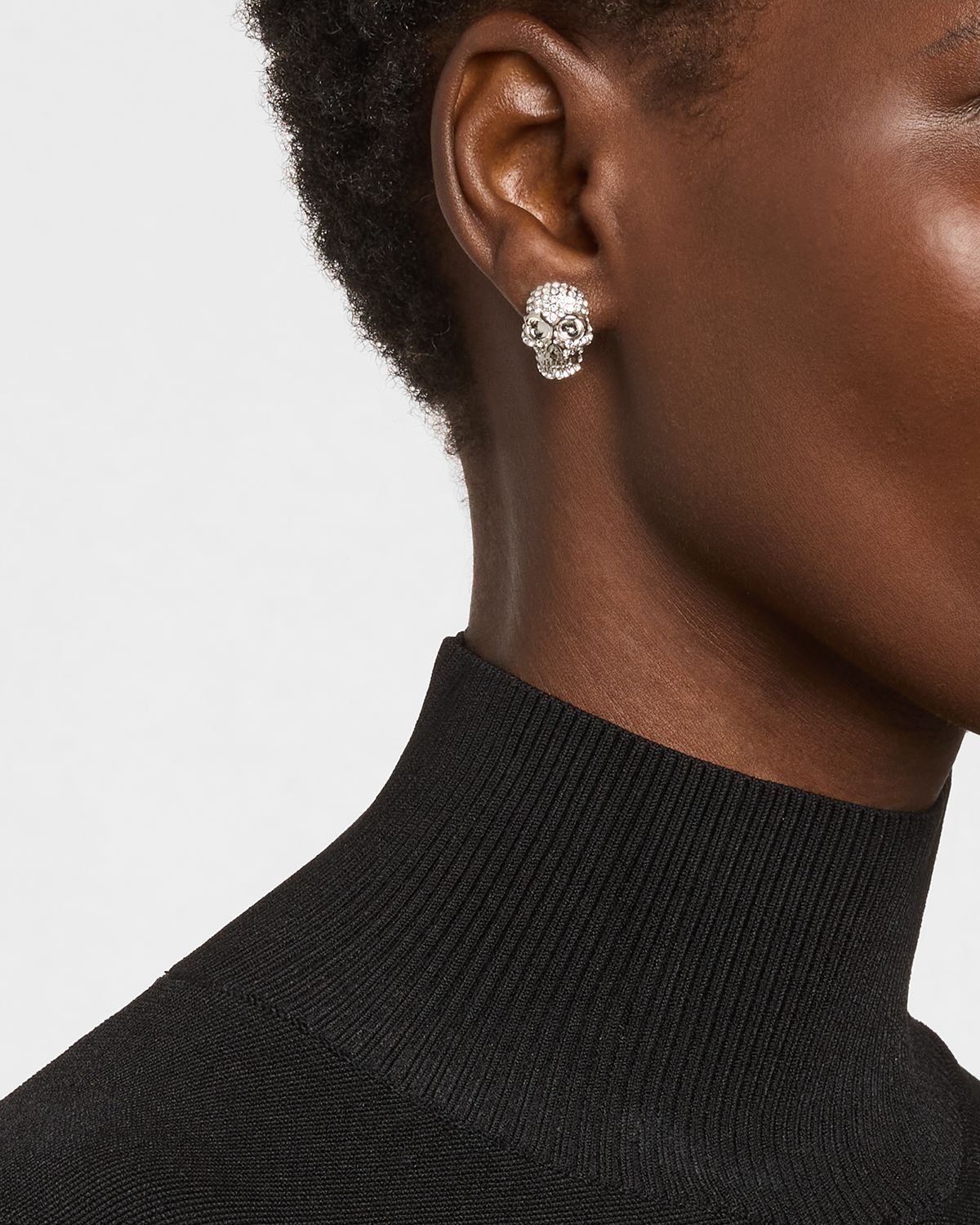 McQueen Pavé Crystal Stud Earrings