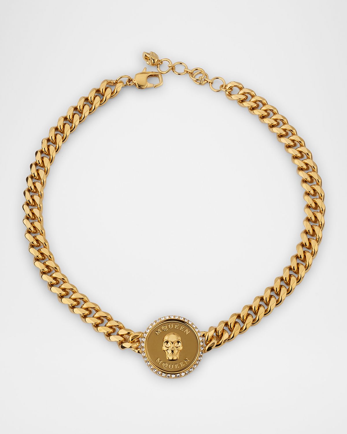 McQueen Sovereign Skull Choker Necklace