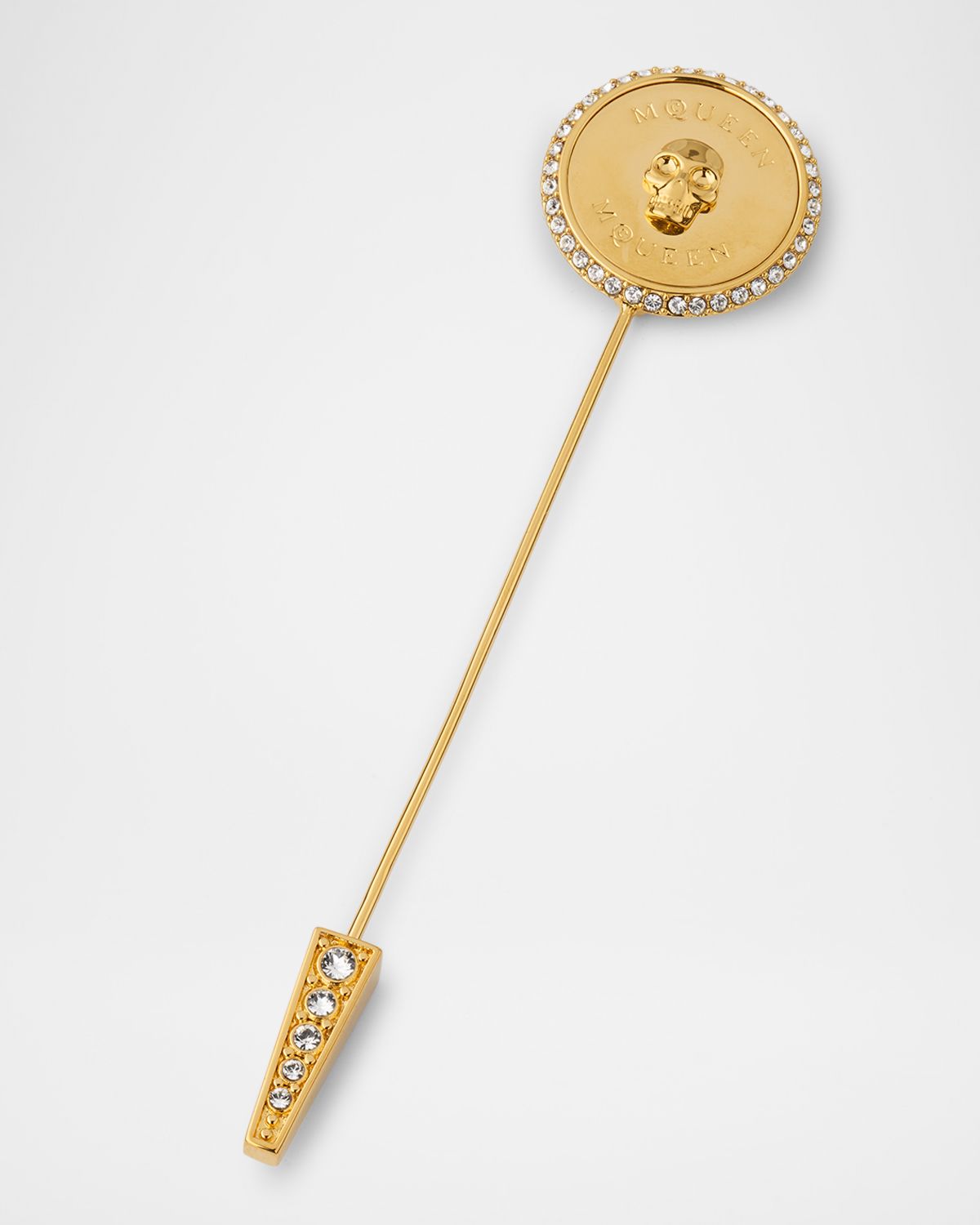 McQueen Sovereign Skull Pin Brooch