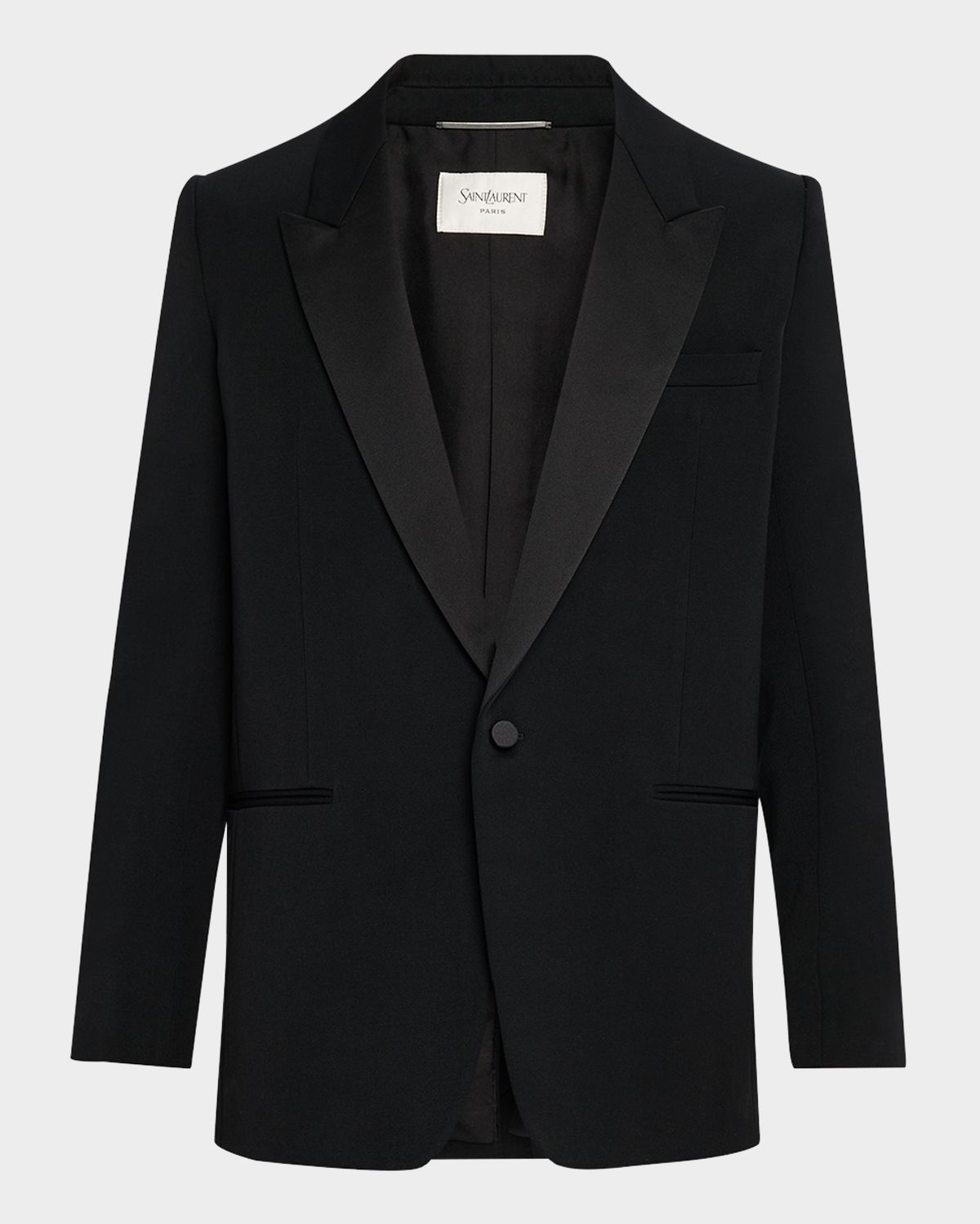 Saint Laurent Men 's Peak-Lapel Tuxedo Jacket