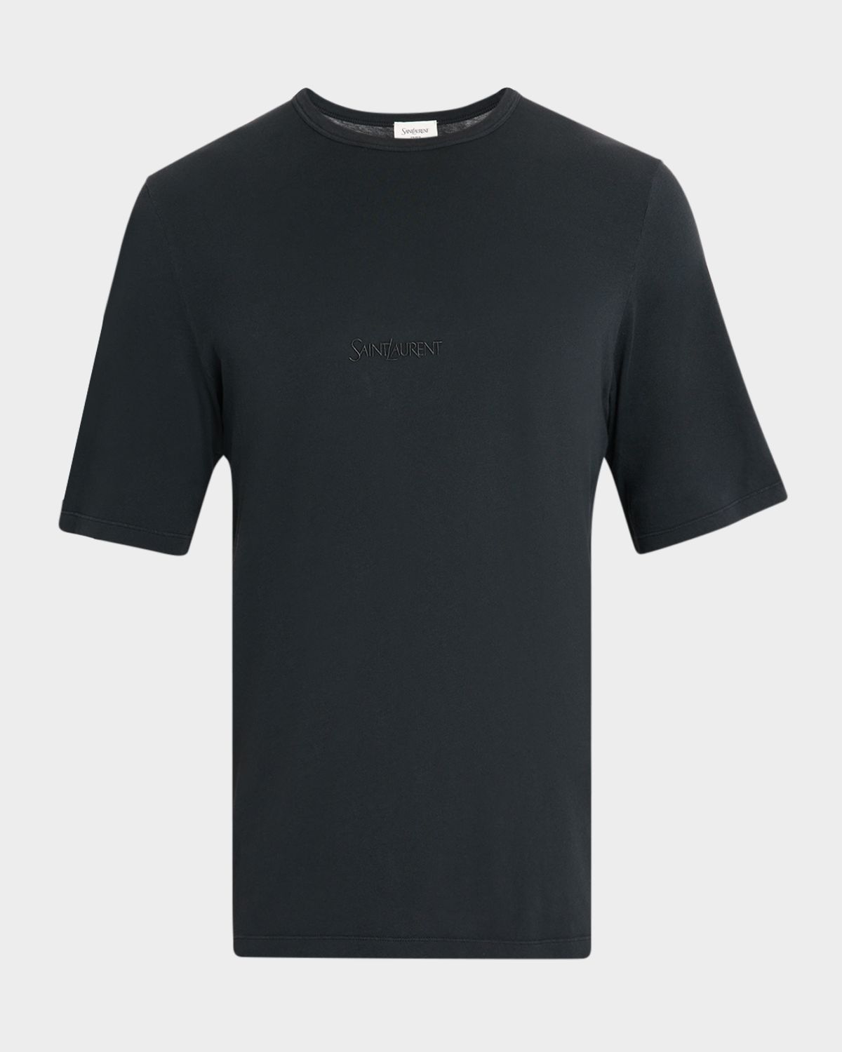 Saint Laurent Men 's Basic Logo T-Shirt | Thumbnail 6