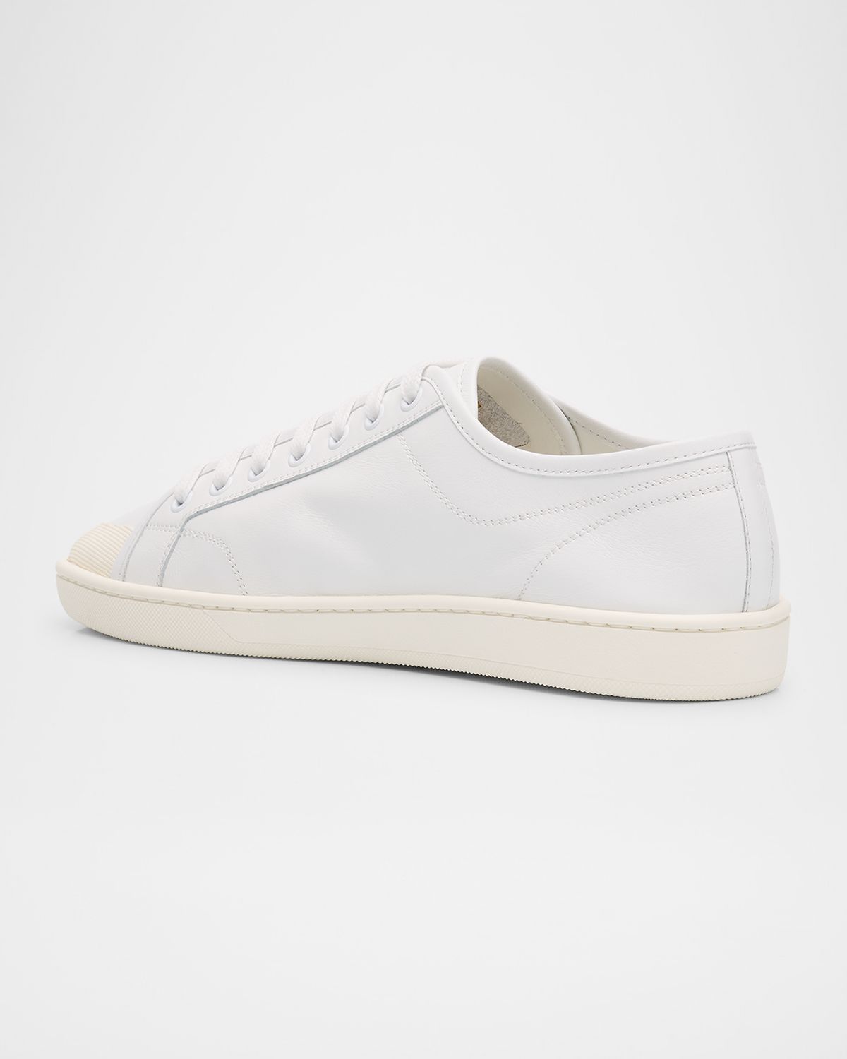 Saint Laurent Men 's Gym Leather Low-Top Sneakers