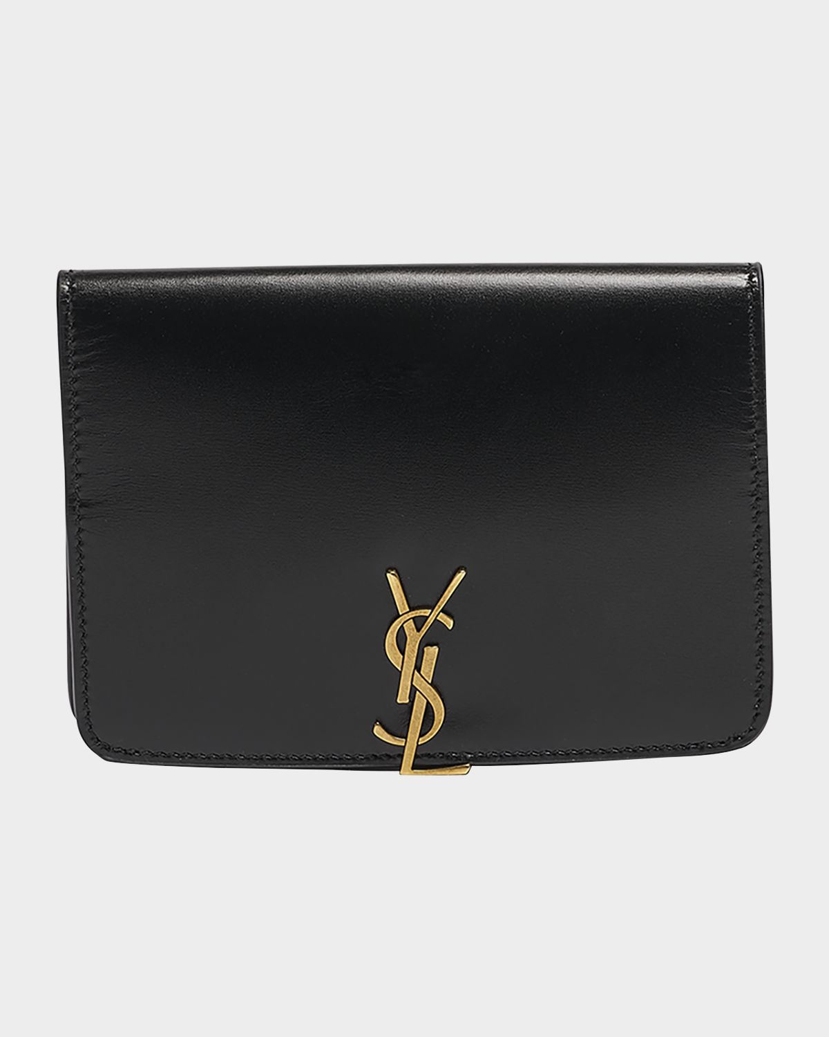 Saint Laurent YSL Passport Holder in Calfskin | Thumbnail 5