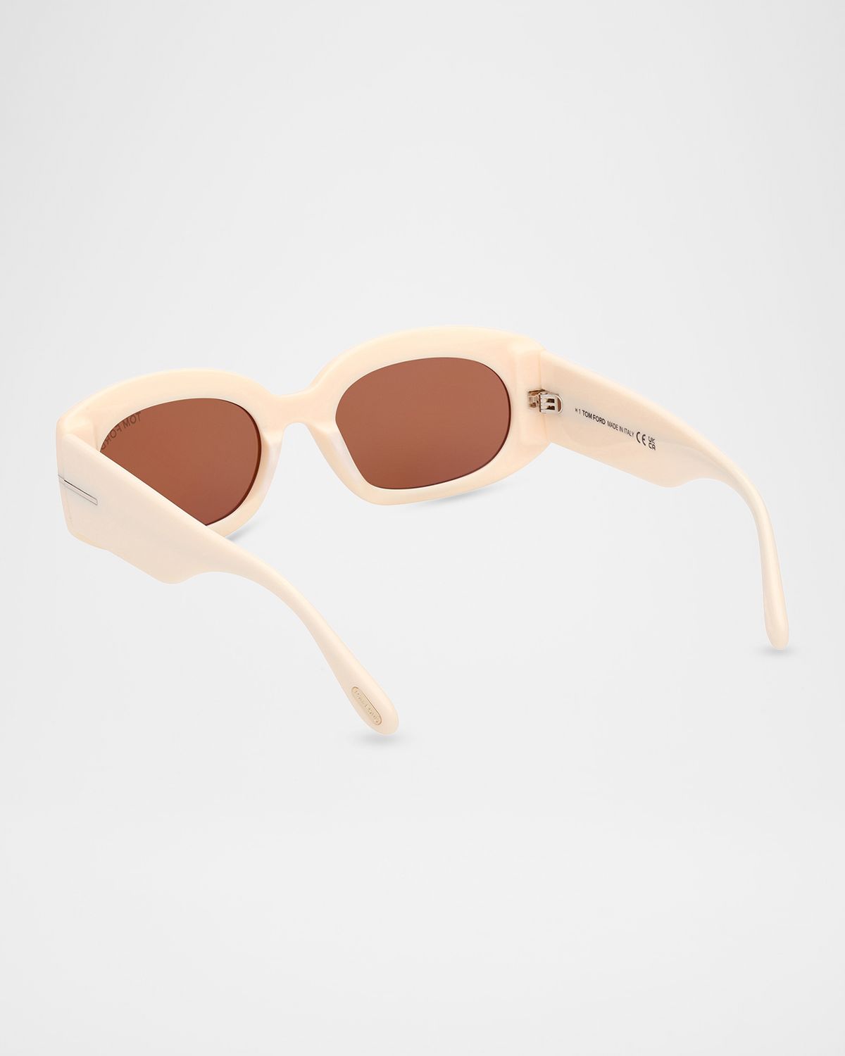 TOM FORD Cielle Oval Acetate Sunglasses