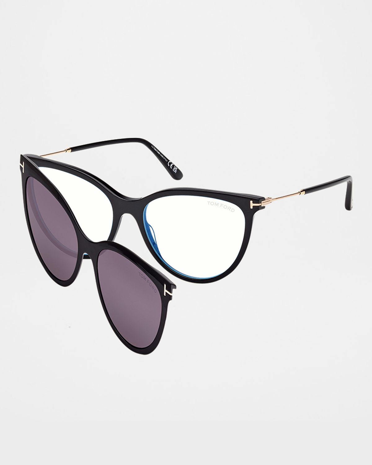 TOM FORD Blue Light Blocking Cat-Eye Glasses