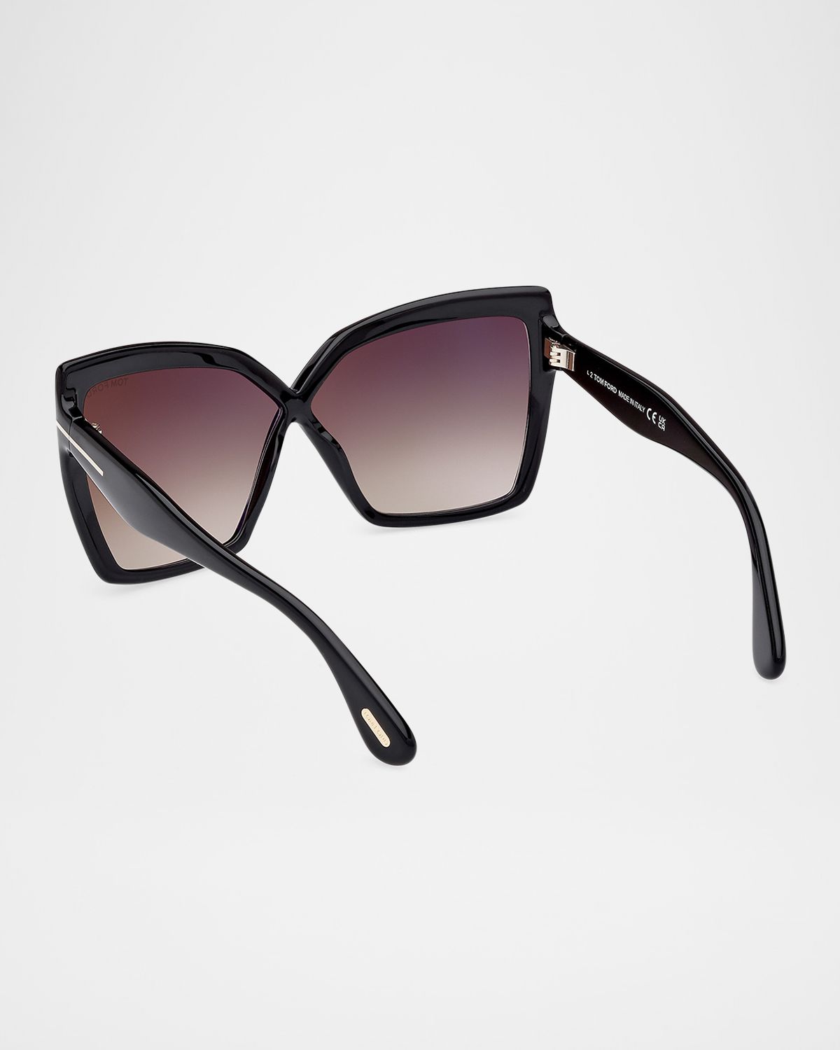 TOM FORD Fiore Acetate Butterfly Sunglasses