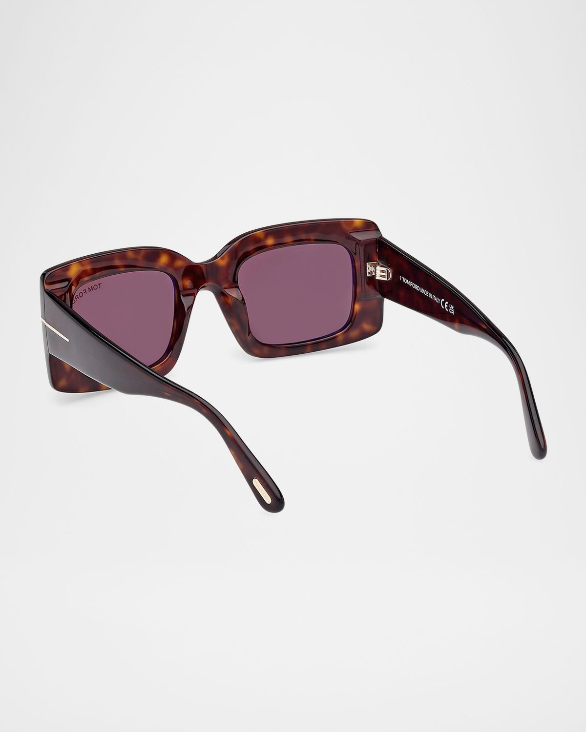 TOM FORD Brigitta Rectangle Acetate Sunglasses