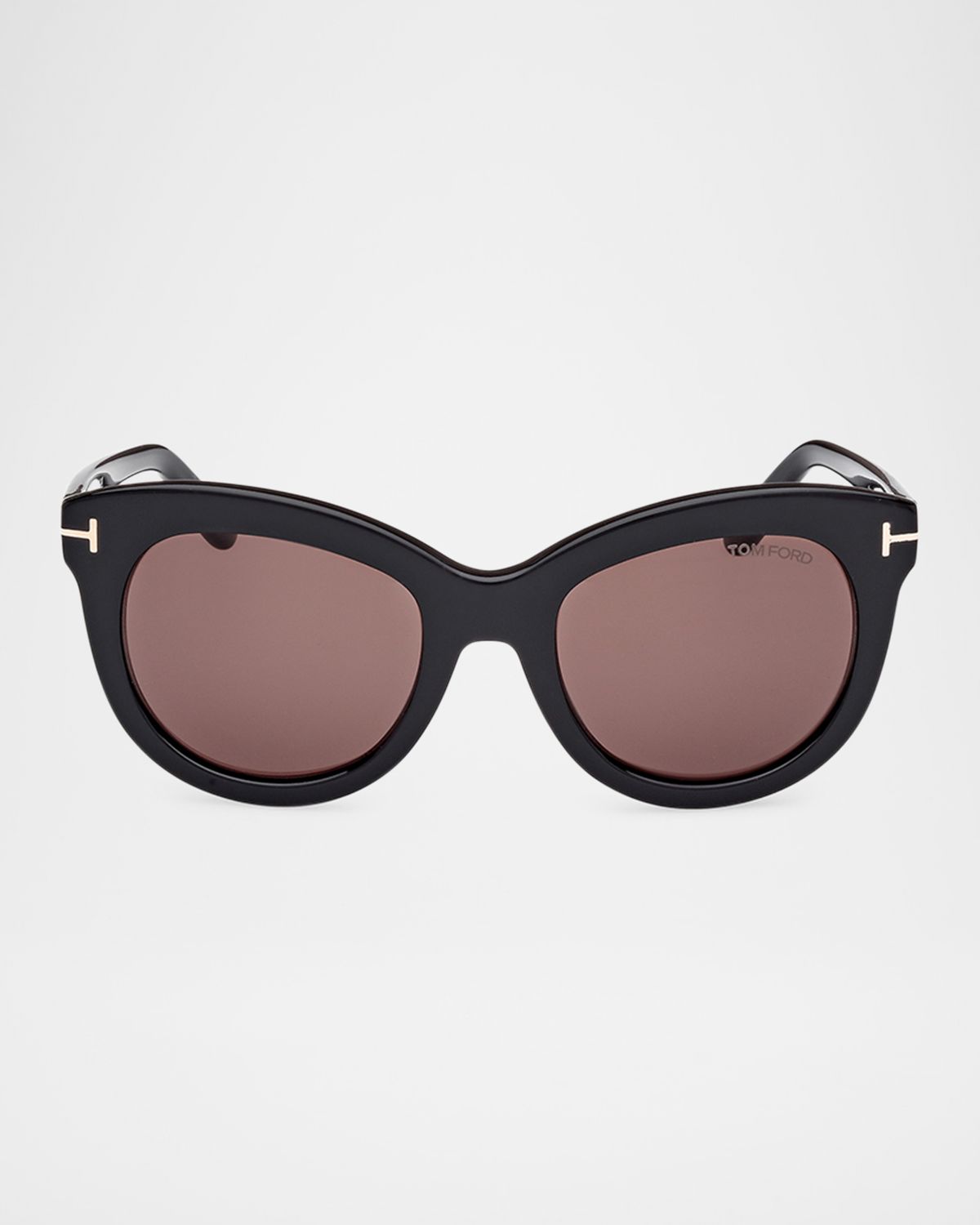 TOM FORD Odette Round Acetate Sunglasses