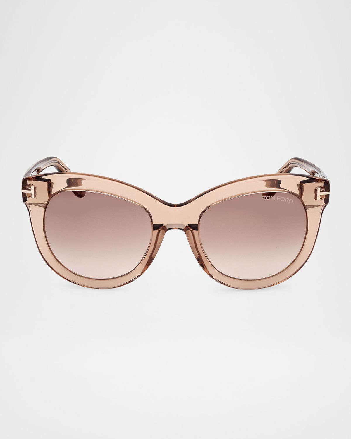 TOM FORD Odette Round Acetate Sunglasses