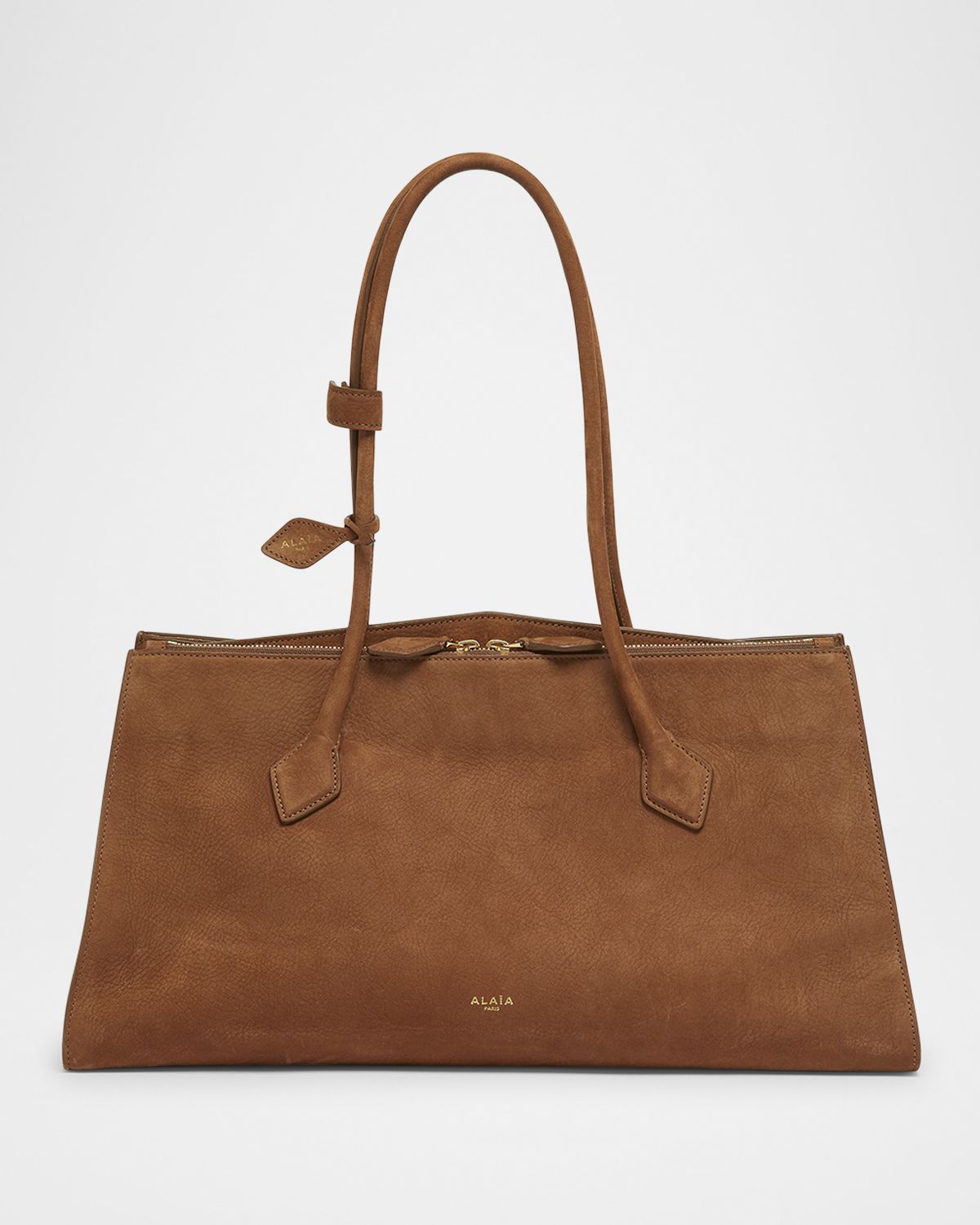 ALAÏA Le Teckel Tote Bag in Suede and Leather | Thumbnail 7 ALAÏA Le Teckel Tote Bag in Suede and Leather | Thumbnail 7