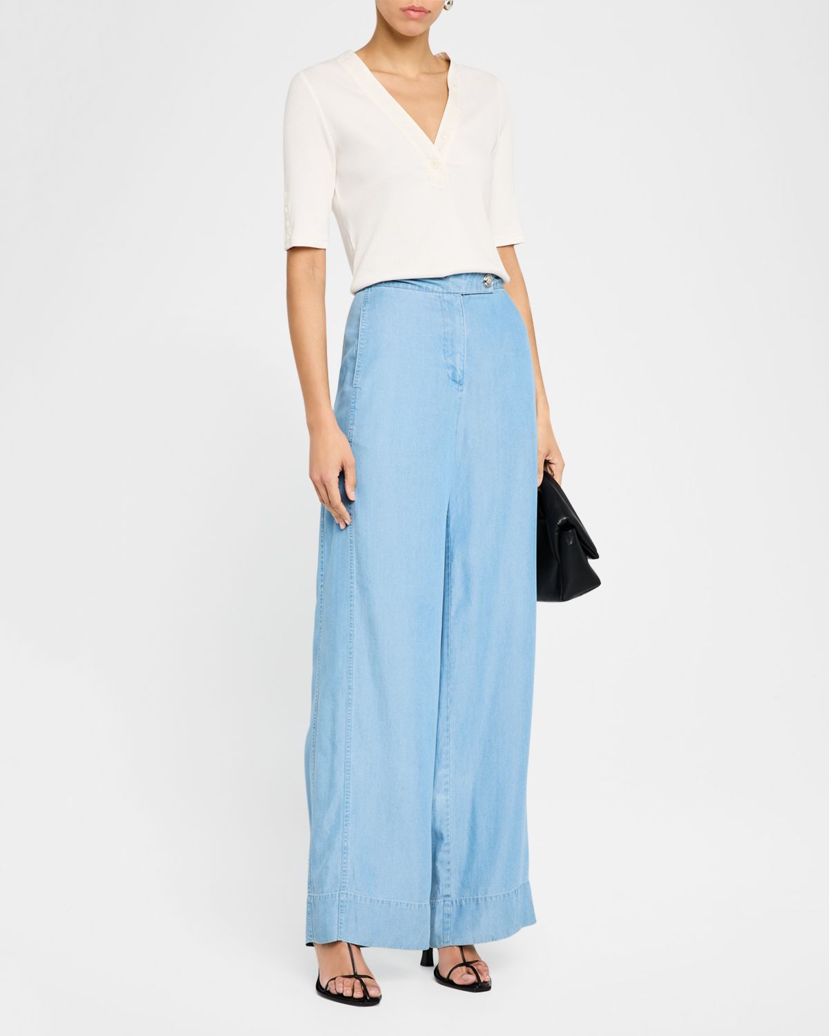 Derek Lam 10 Crosby Adrian V-Neck Tee