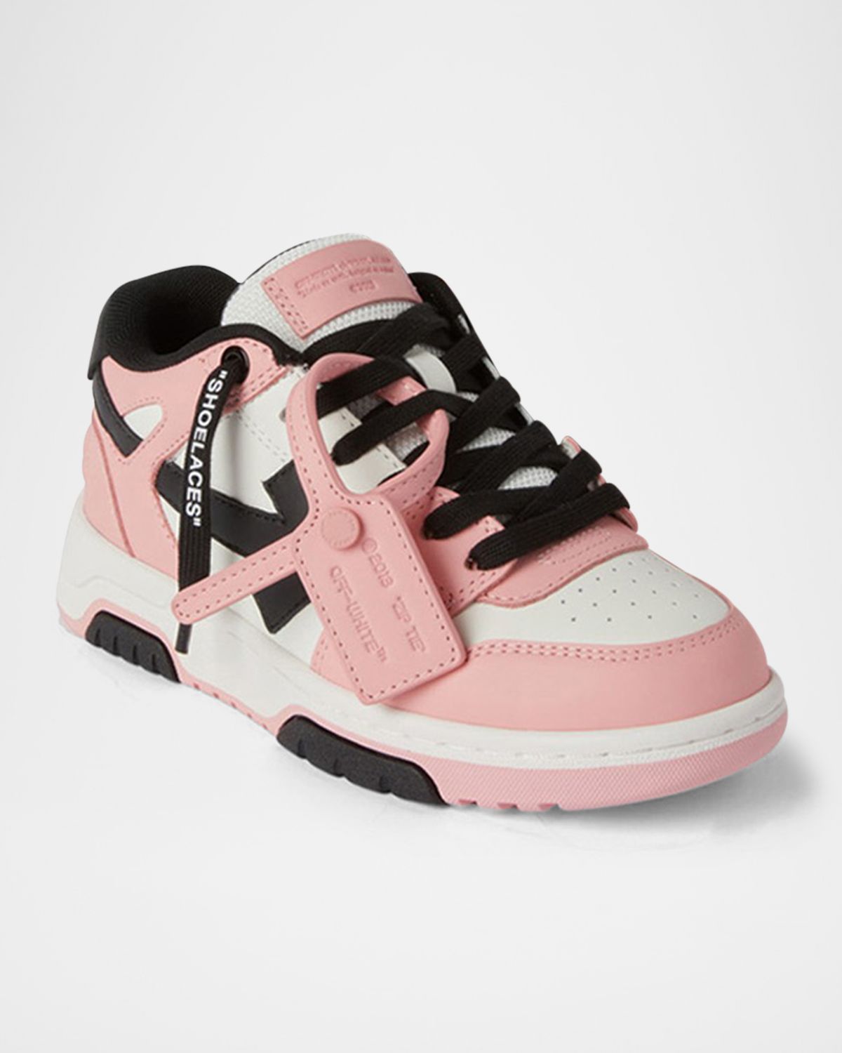 Off-White Girl 's Out Of Office Leather Sneakers, Toddler/Kids