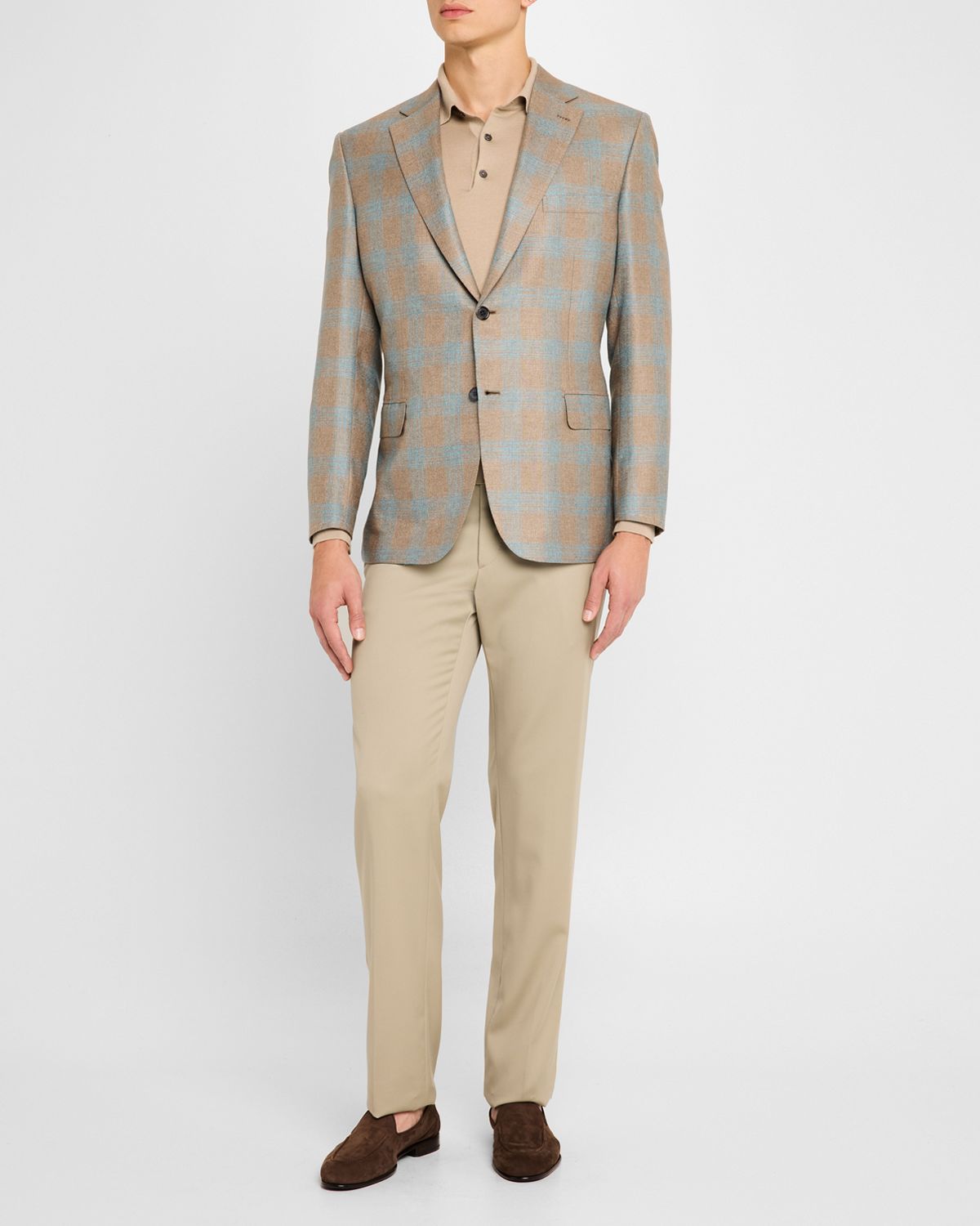 Brioni Men 's Plaid Sport Coat