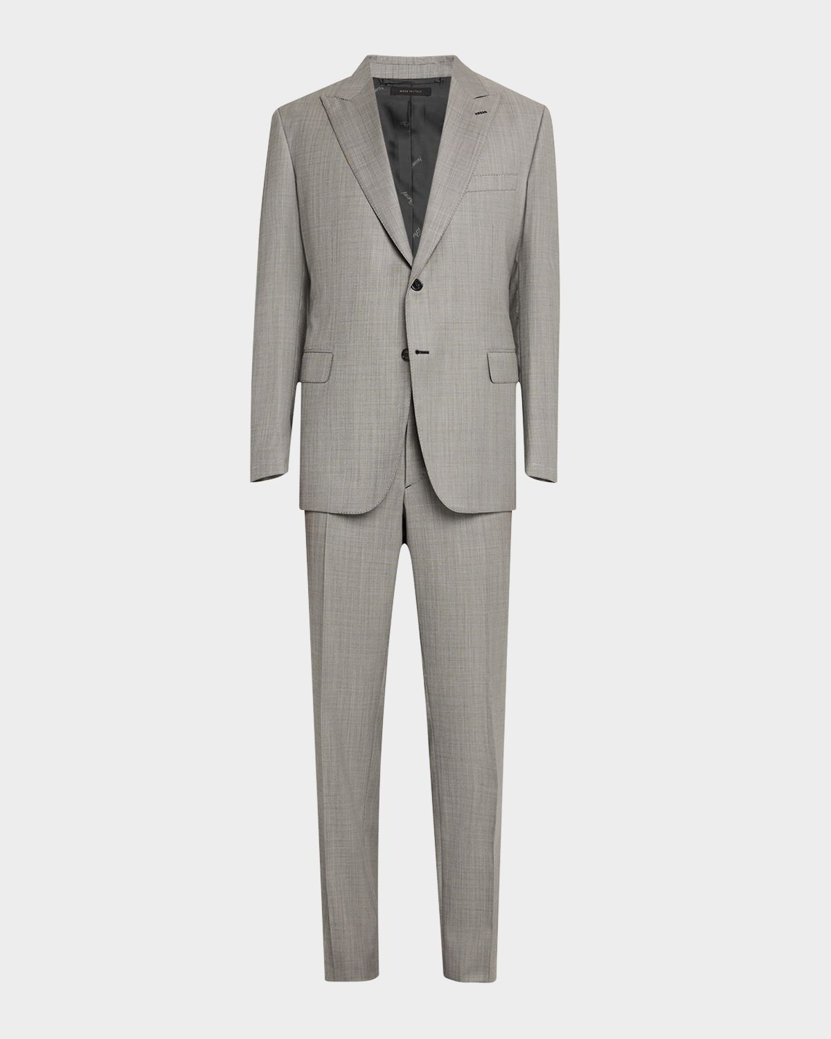 Brioni Men 's Wool Sharkskin Suit