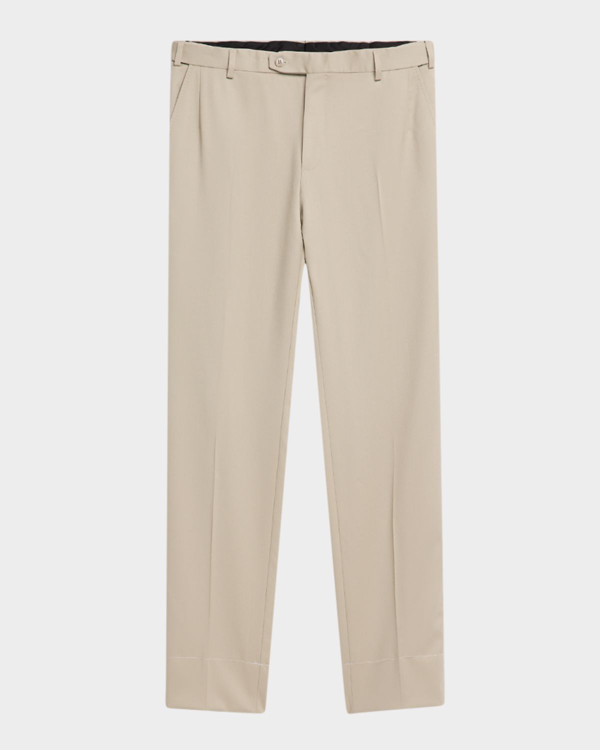 Brioni Men 's Wool Twill Flat-Front Pants