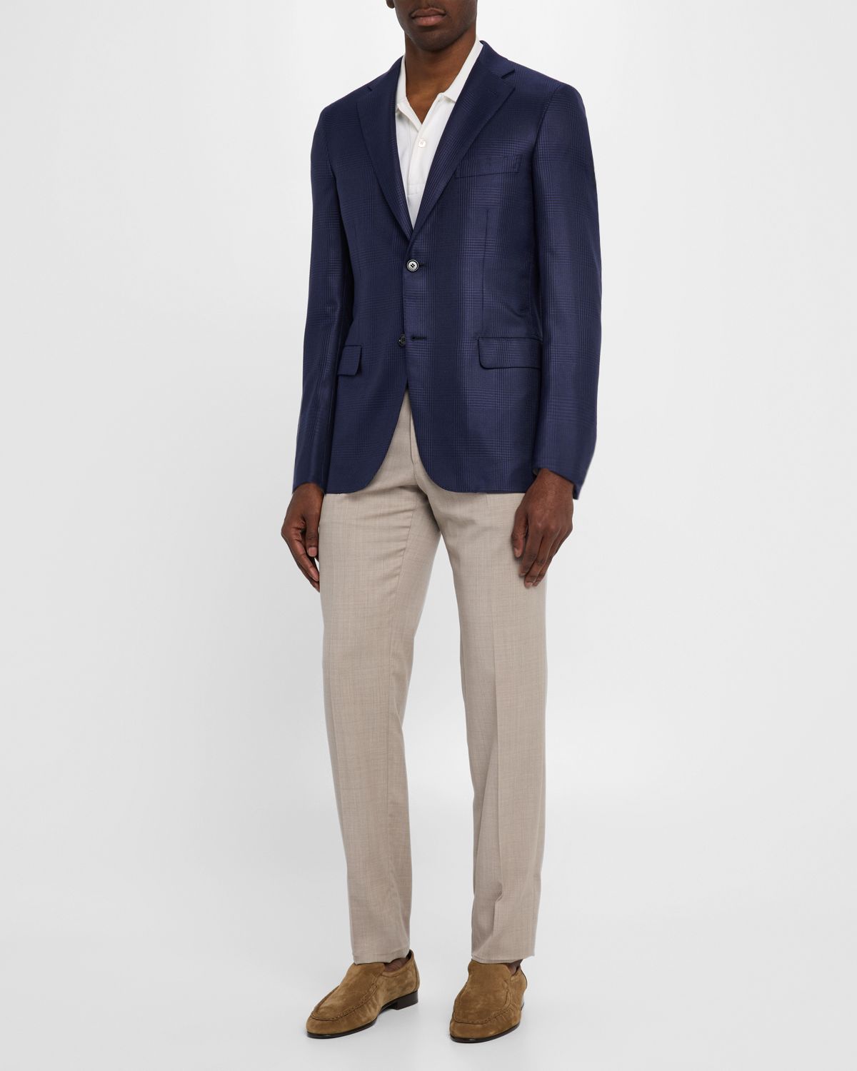 Brioni Men 's Tonal Plaid Sport Coat