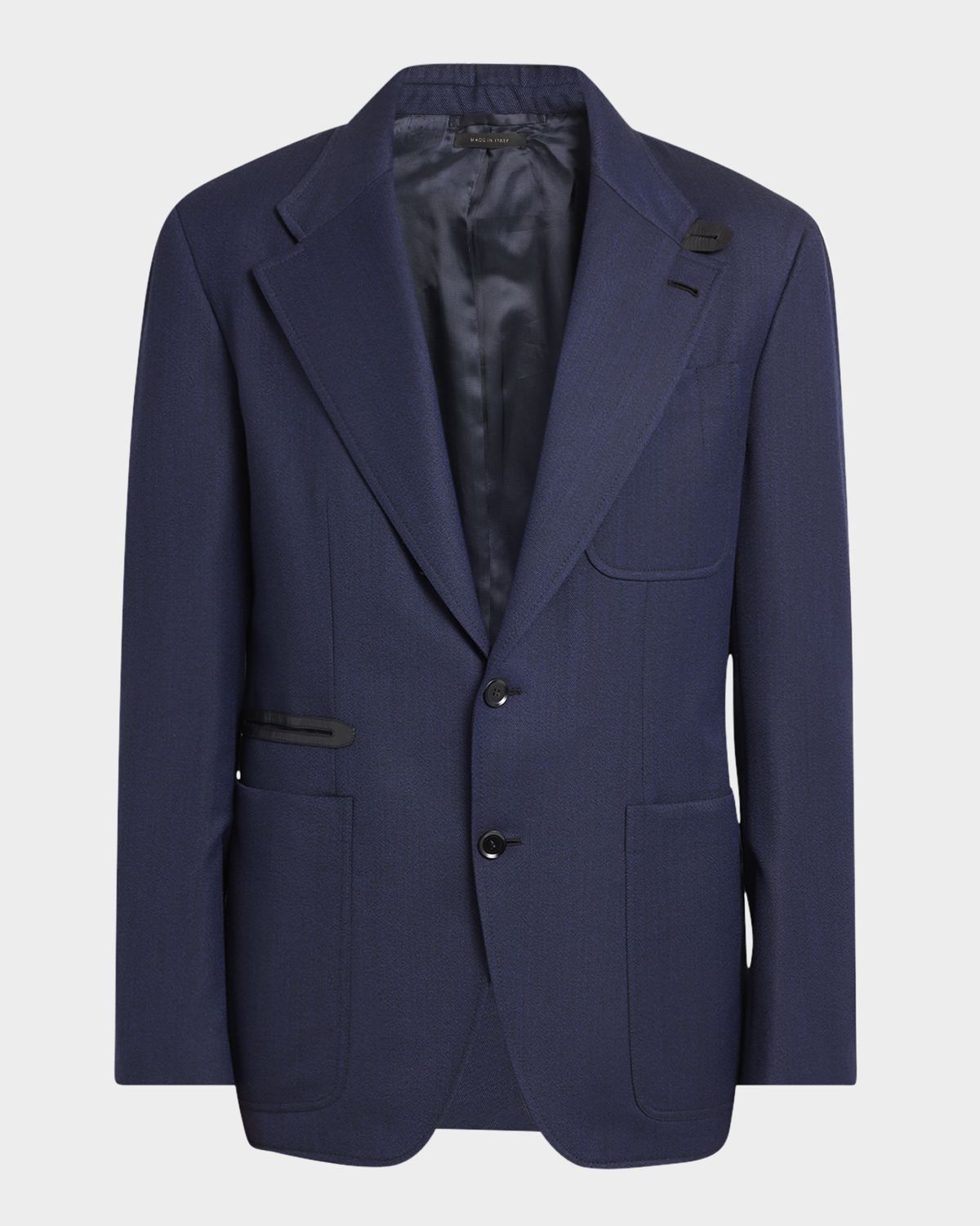 Brioni Men 's Wool Single-Breasted Travel Sport Coat