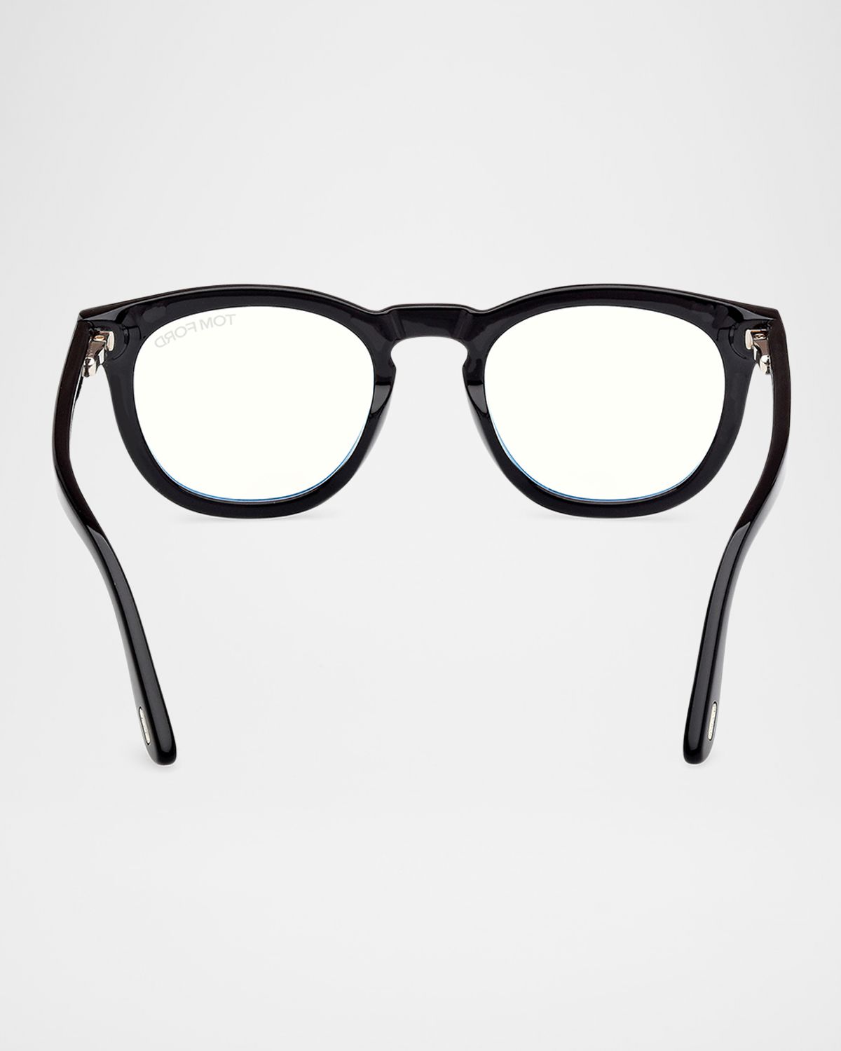 TOM FORD Men 's FT5993-BM Round Blue-Block Optical Frames with Magnetic Sunglasses Clip | Thumbnail 5 TOM FORD Men 's FT5993-BM Round Blue-Block Optical Frames with Magnetic Sunglasses Clip | Thumbnail 5