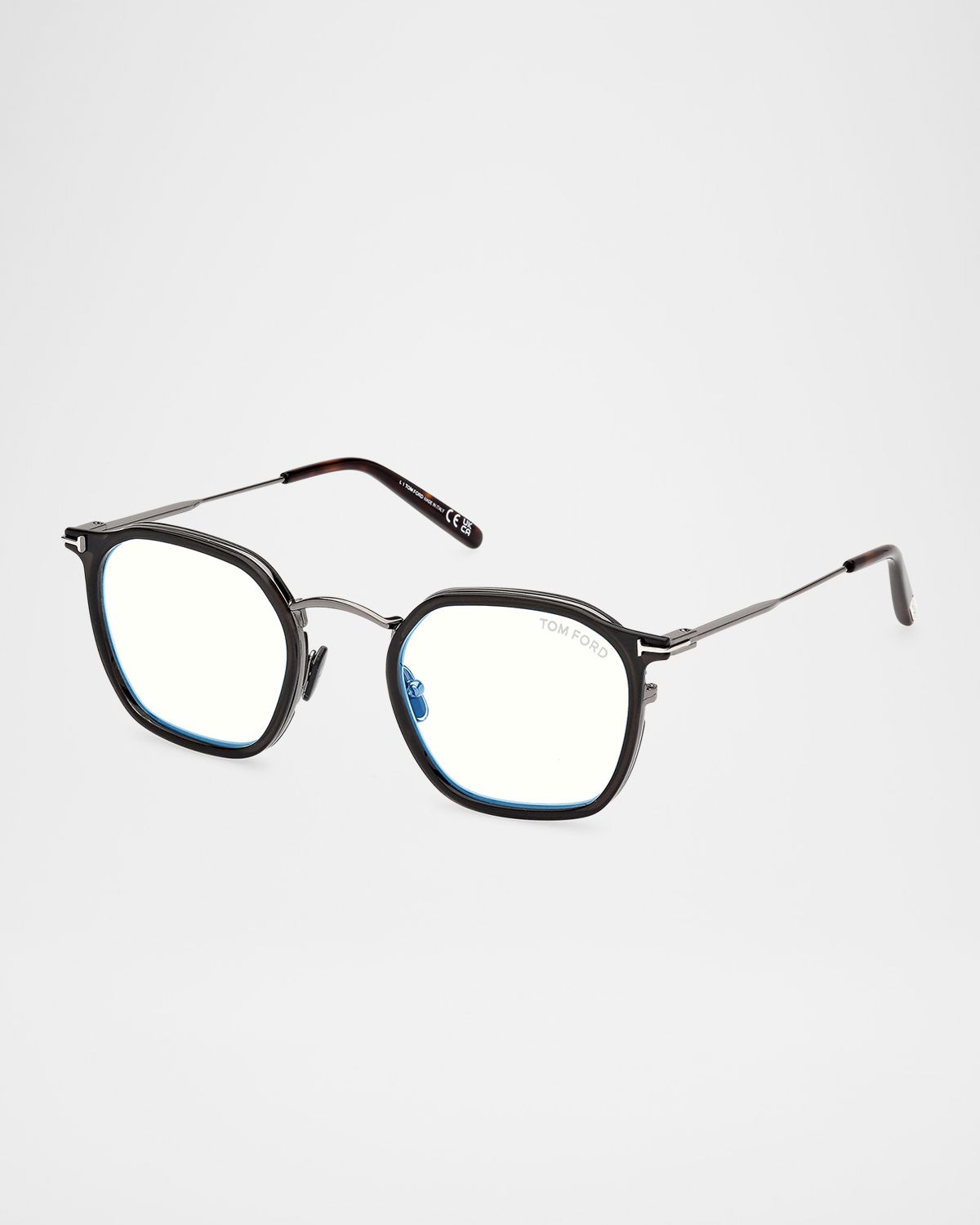 TOM FORD Men 's FT5974-BM Square Blue-Block Optical Frames | Thumbnail 3