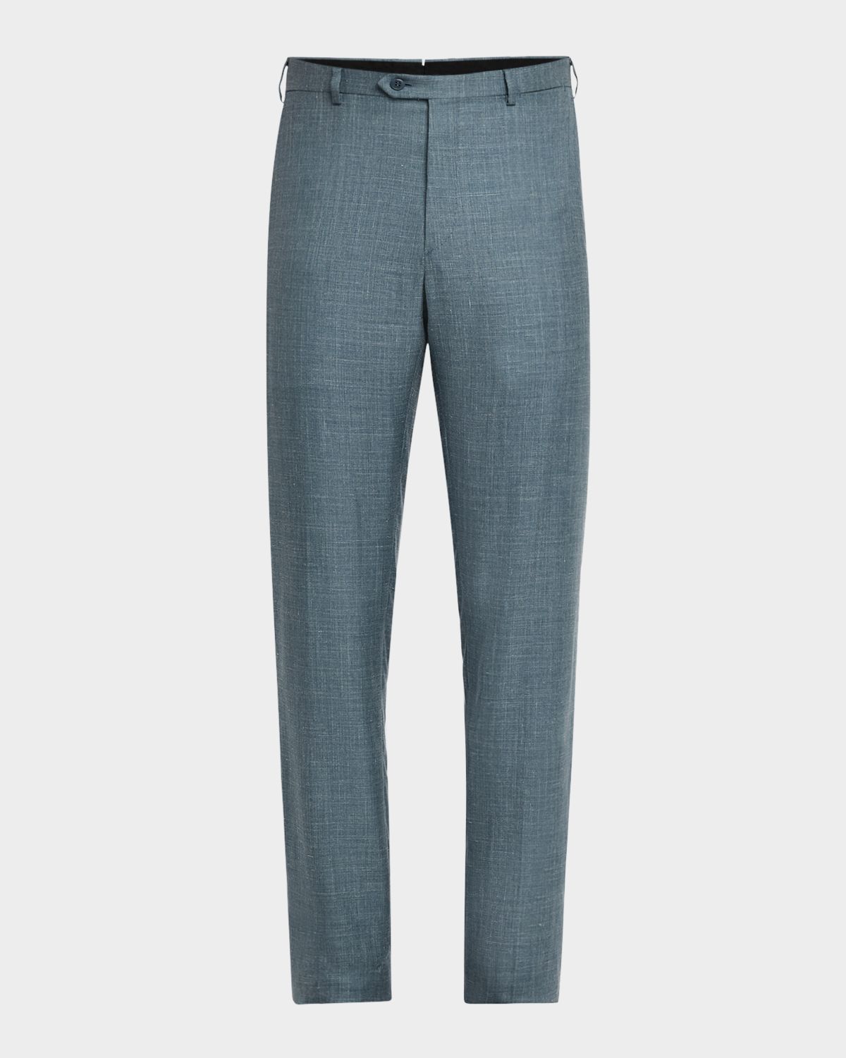 Brioni Men 's Tigullio Flat-Front Twill Trousers
