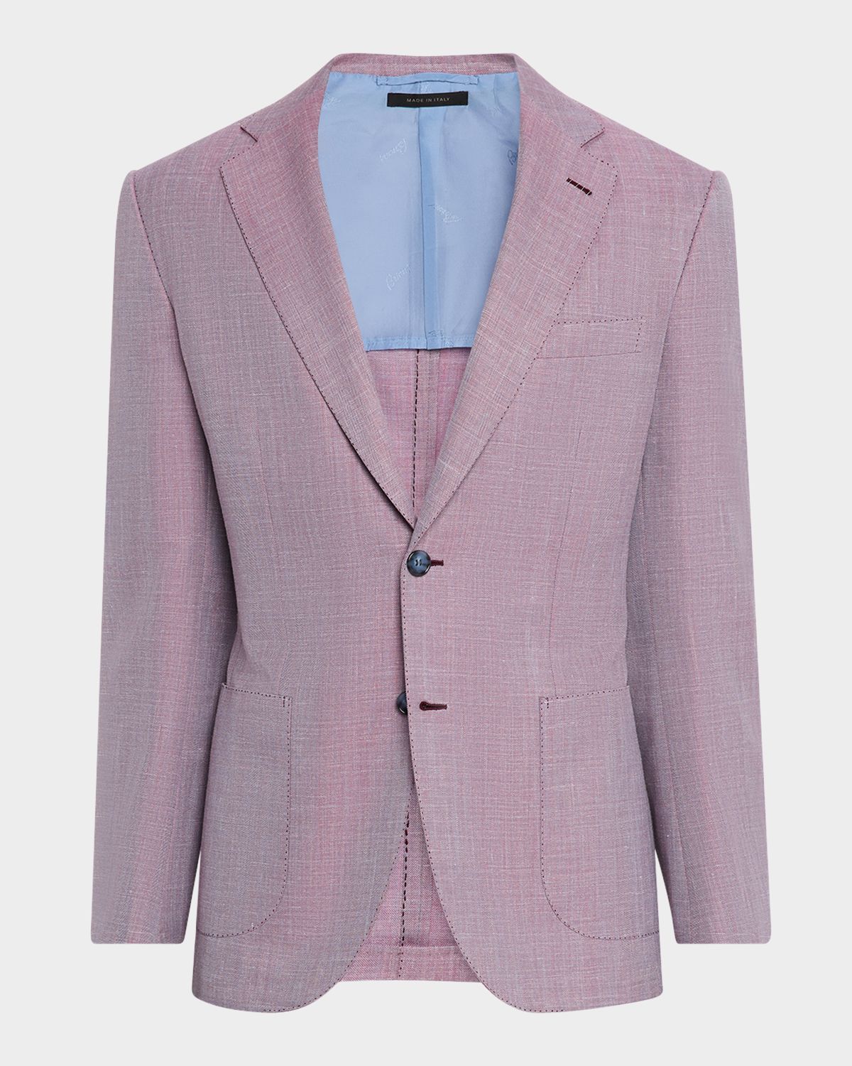 Brioni Men 's Herringbone Blazer