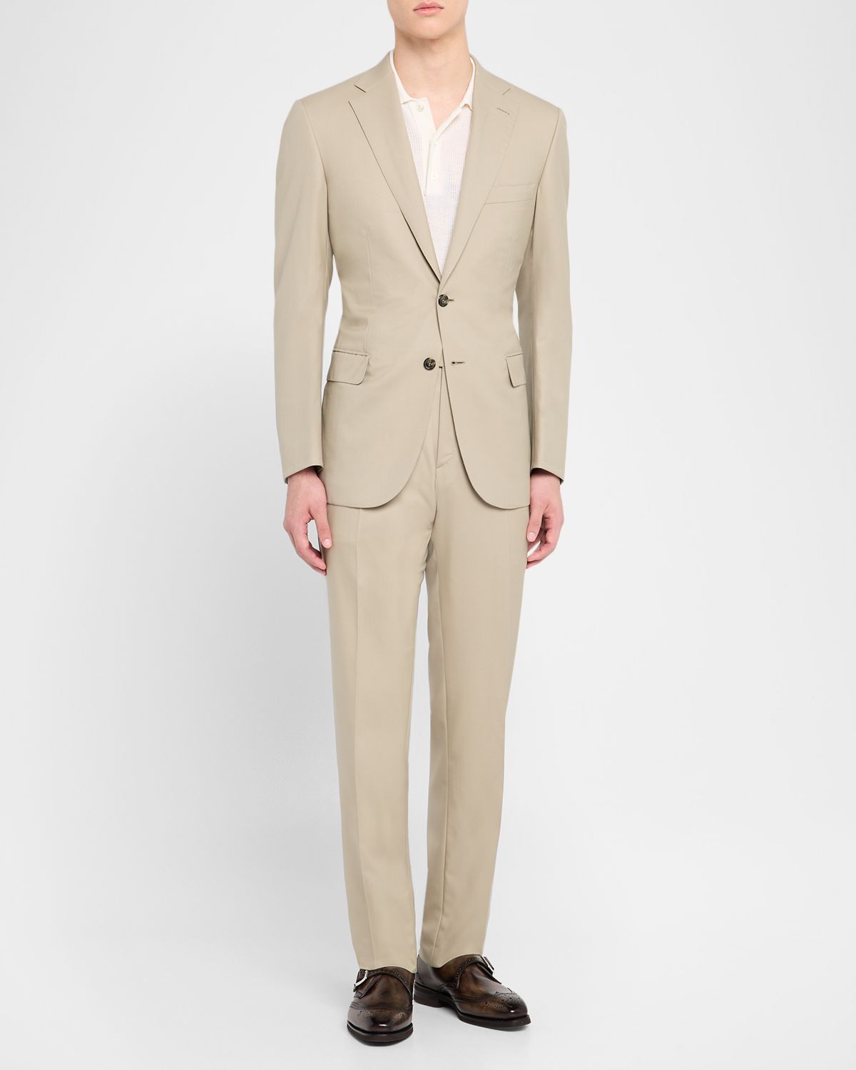 Brioni Men 's Wool Modern Fit Two-Piece Suit